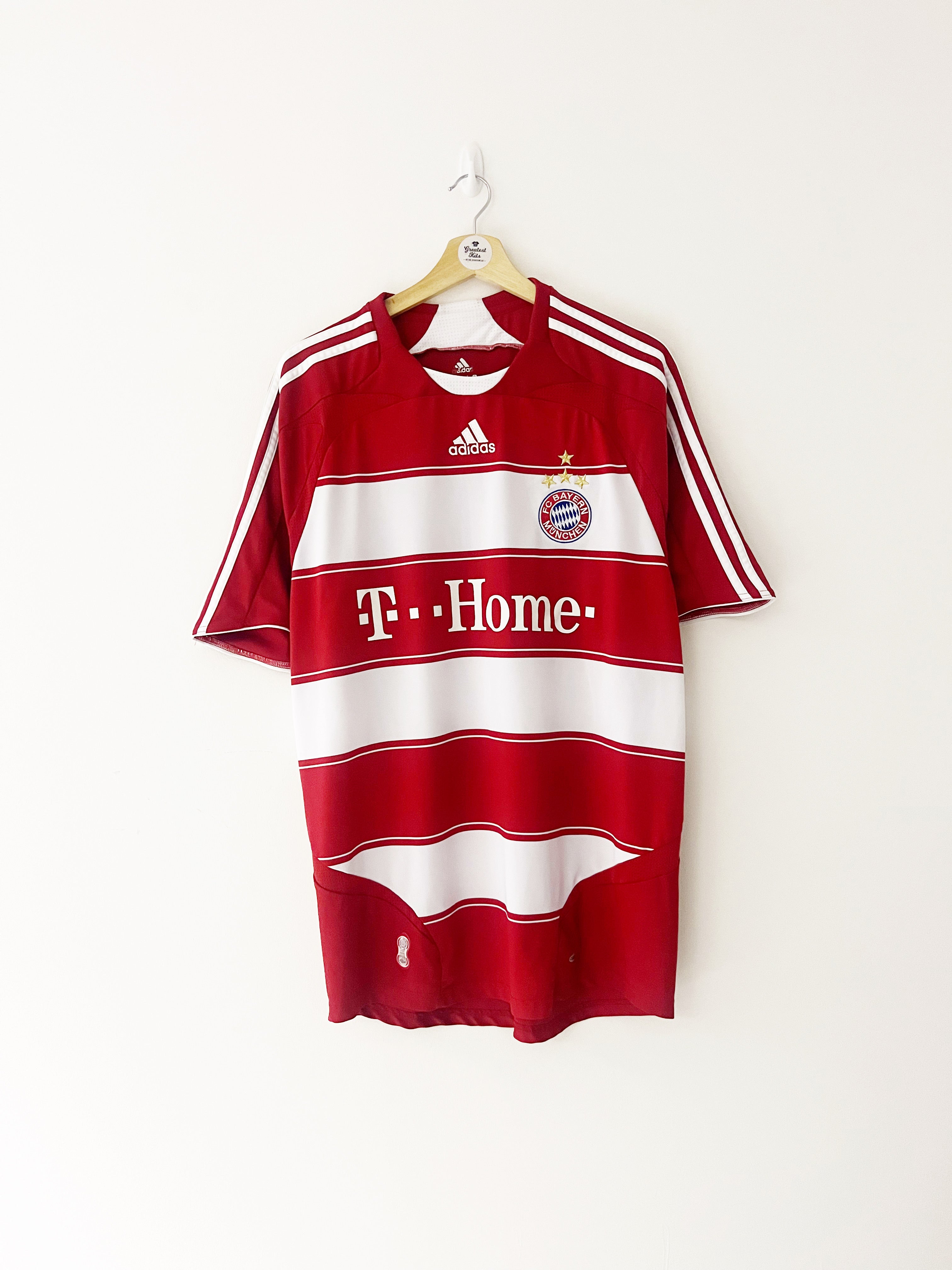 2007/09 Bayern Munich Home Shirt (XL) 9/10