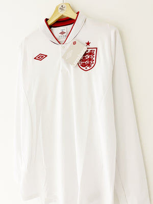 2012/13 England Home L/S Shirt (L) BNWT