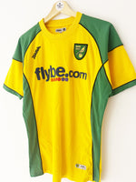 2006/08 Norwich Home Shirt (M) 9/10