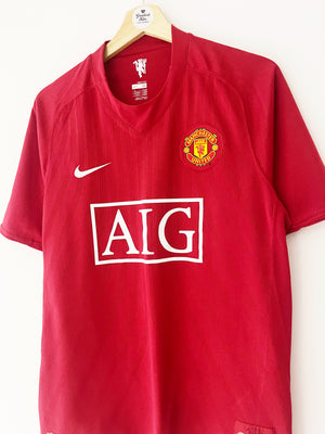 2007/09 Manchester United Home Shirt (M) 7.5/10