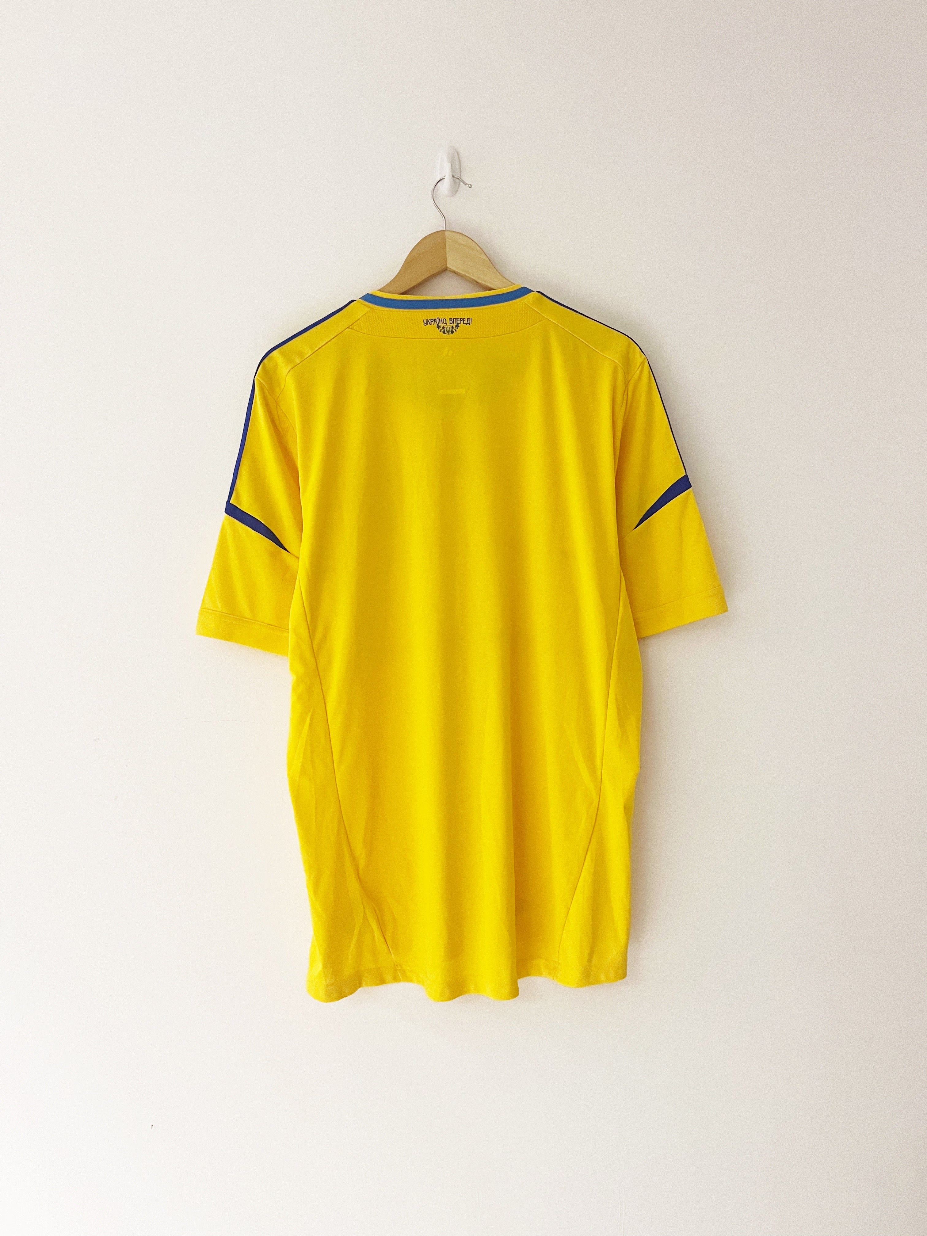 2011/13 Ukraine Home Shirt (XL) 9/10