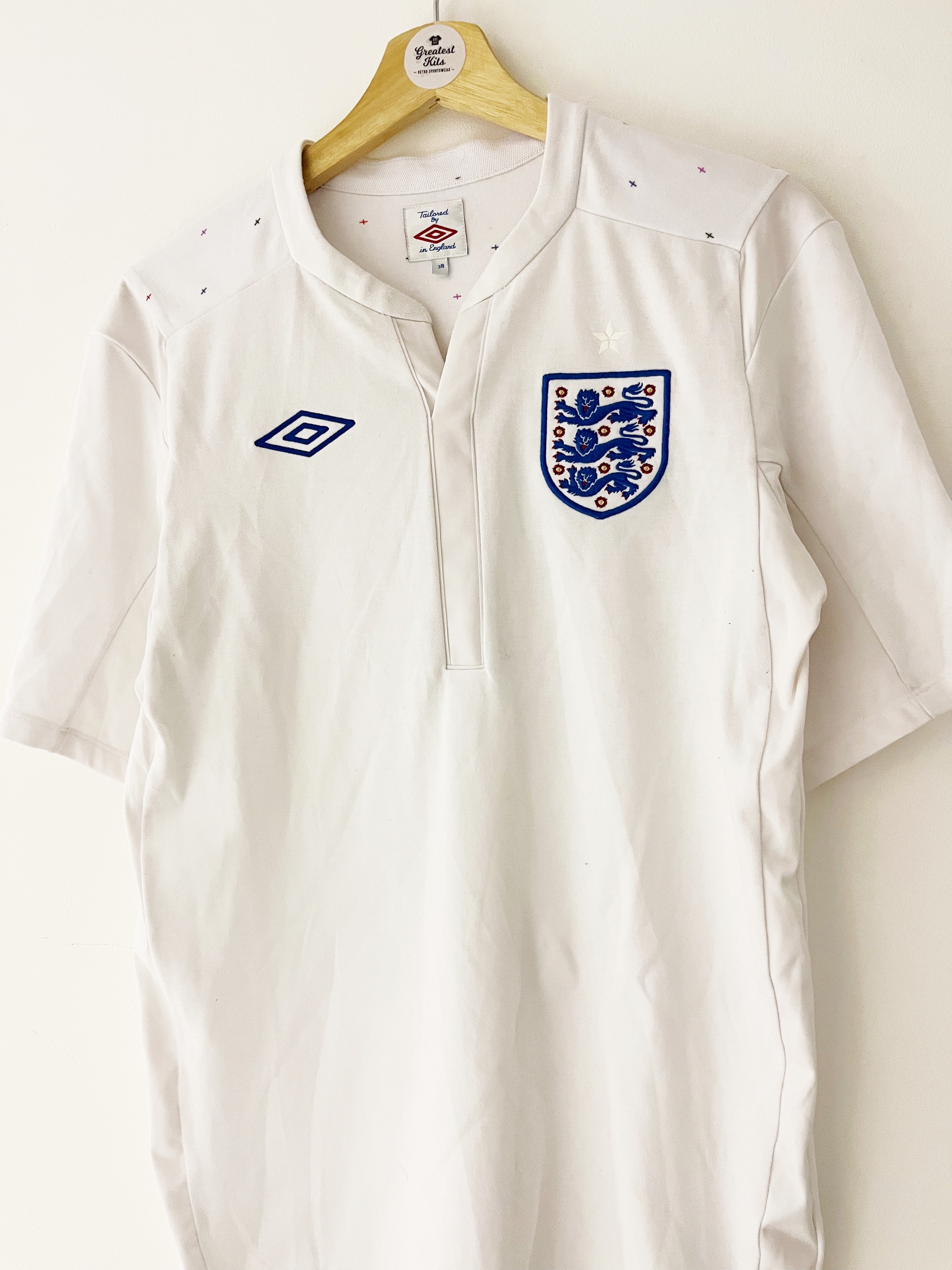 2011/13 England Home Shirt (M) 9/10