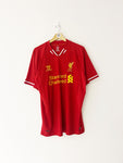 2013/14 Liverpool Home Shirt (L) 7/10