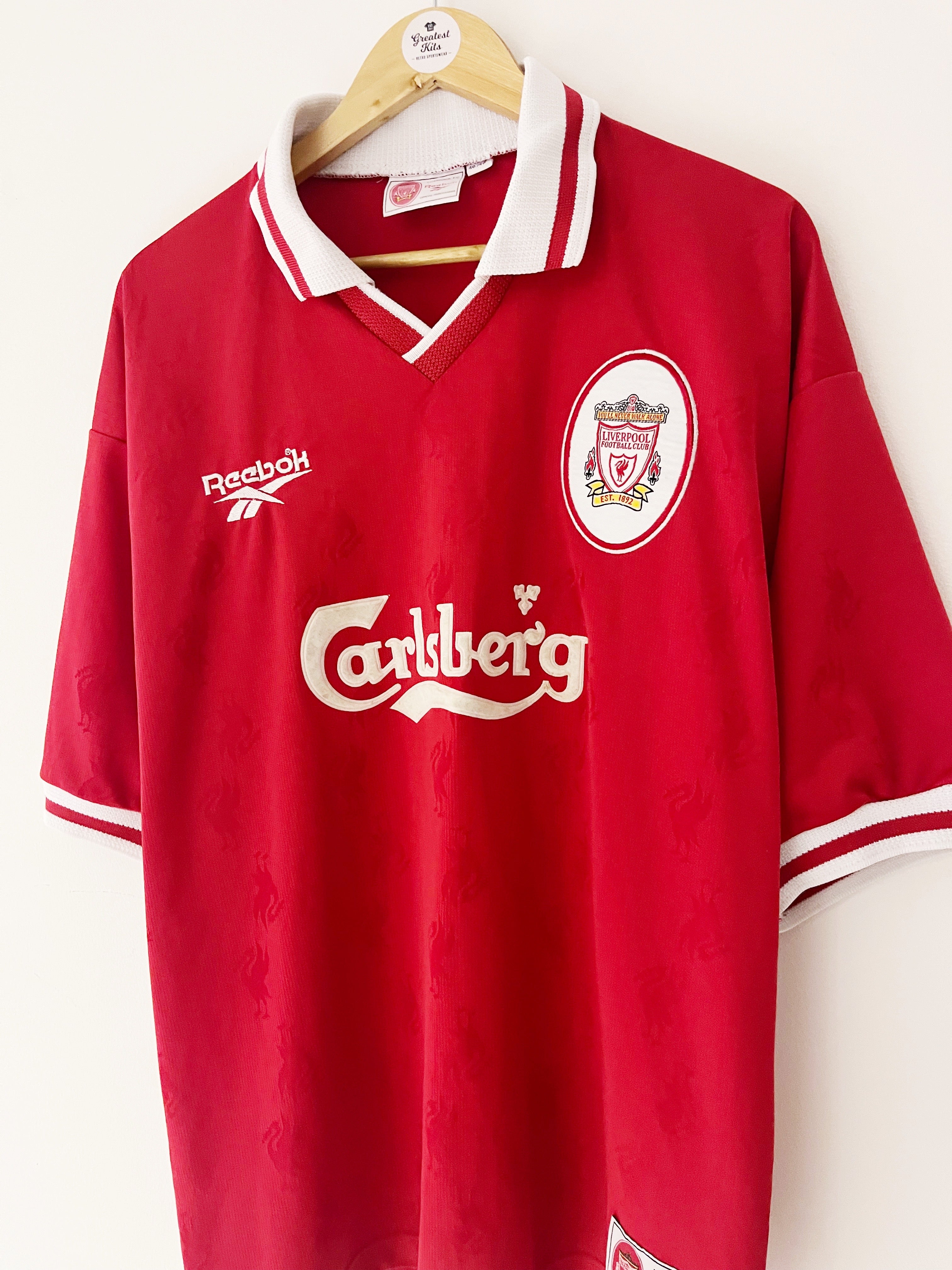 1996/98 Liverpool Home Shirt (XL) 8.5/10