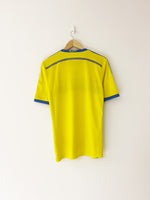 2014/16 Sweden Home Shirt (S) 9/10