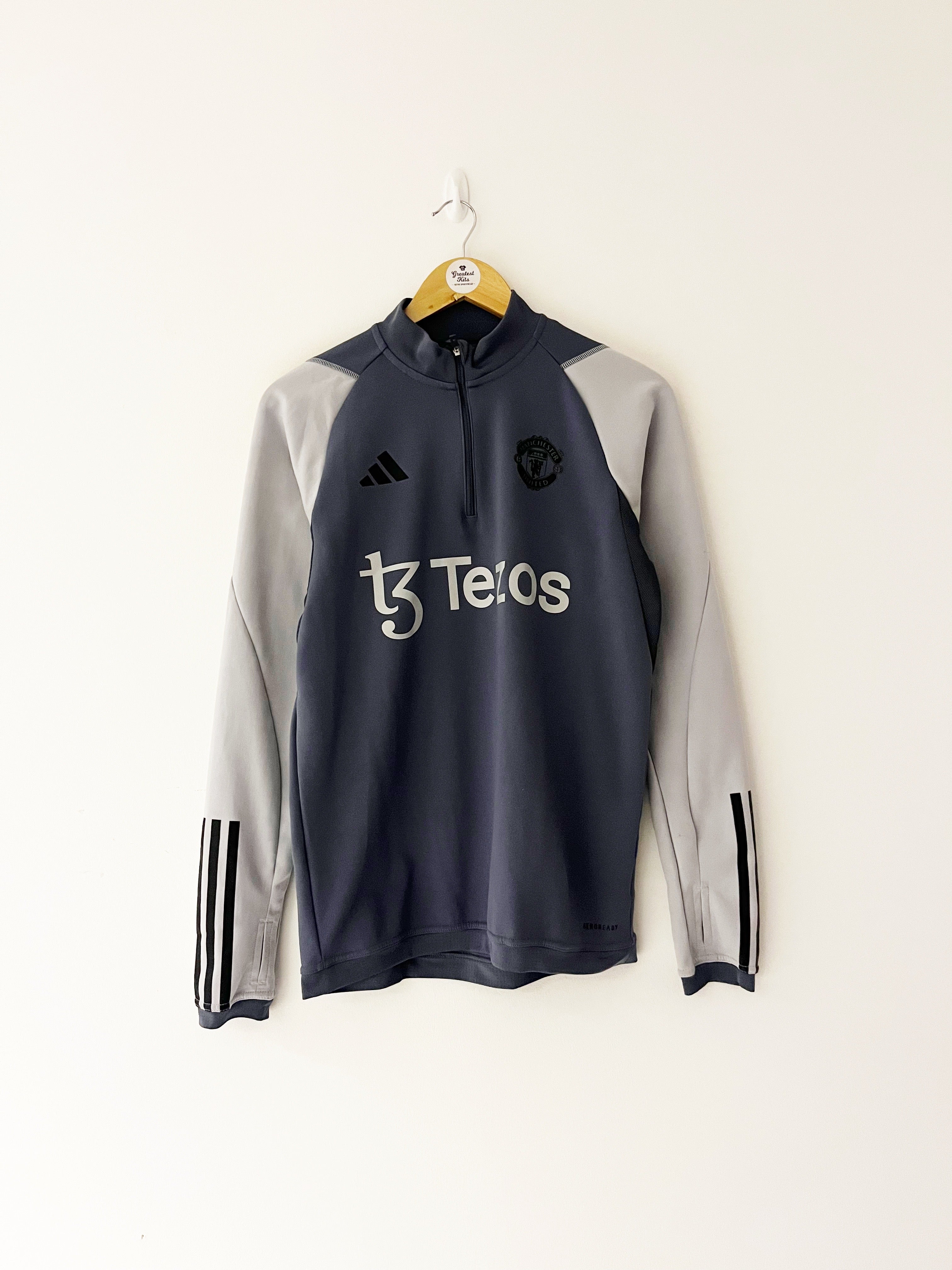 2022/23 Manchester United 1/4 Zip Training Top (S) 8/10