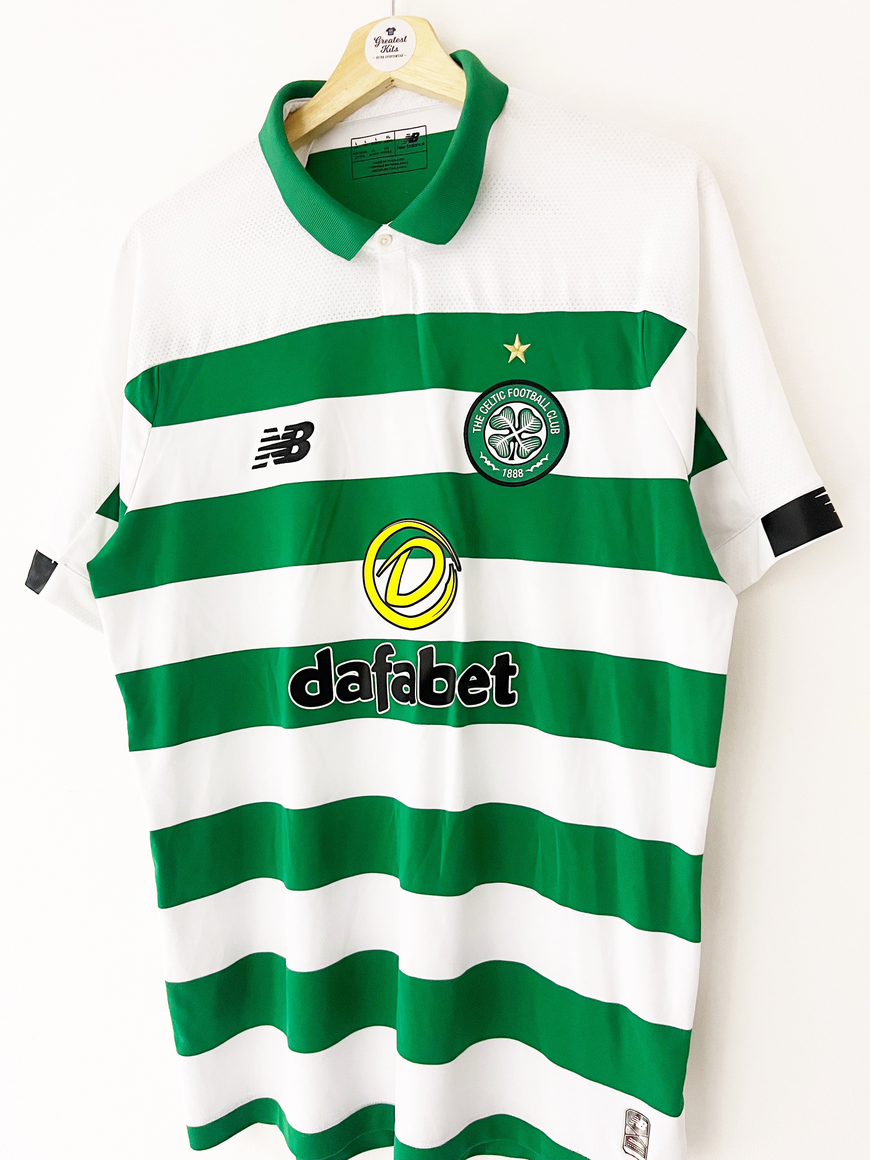 2019/20 Celtic Home Shirt (L) 9/10