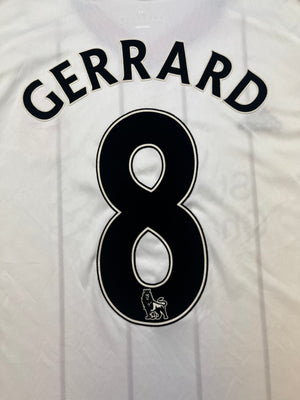 2010/11 Liverpool Away Shirt Gerrard #8 (XL) 8.5/10