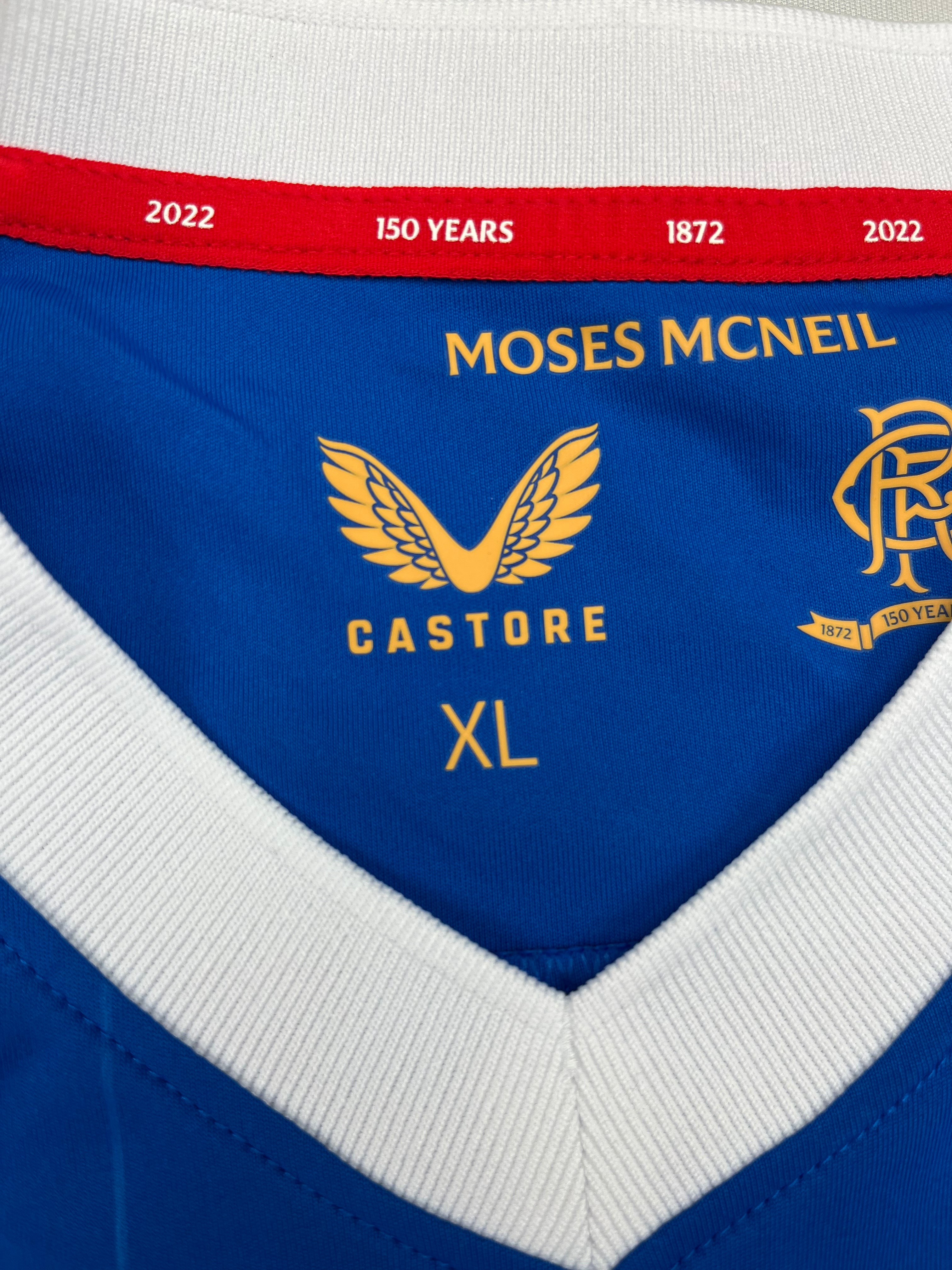 2021/22 Rangers *150 Years* Home Shirt (XL) BNIB