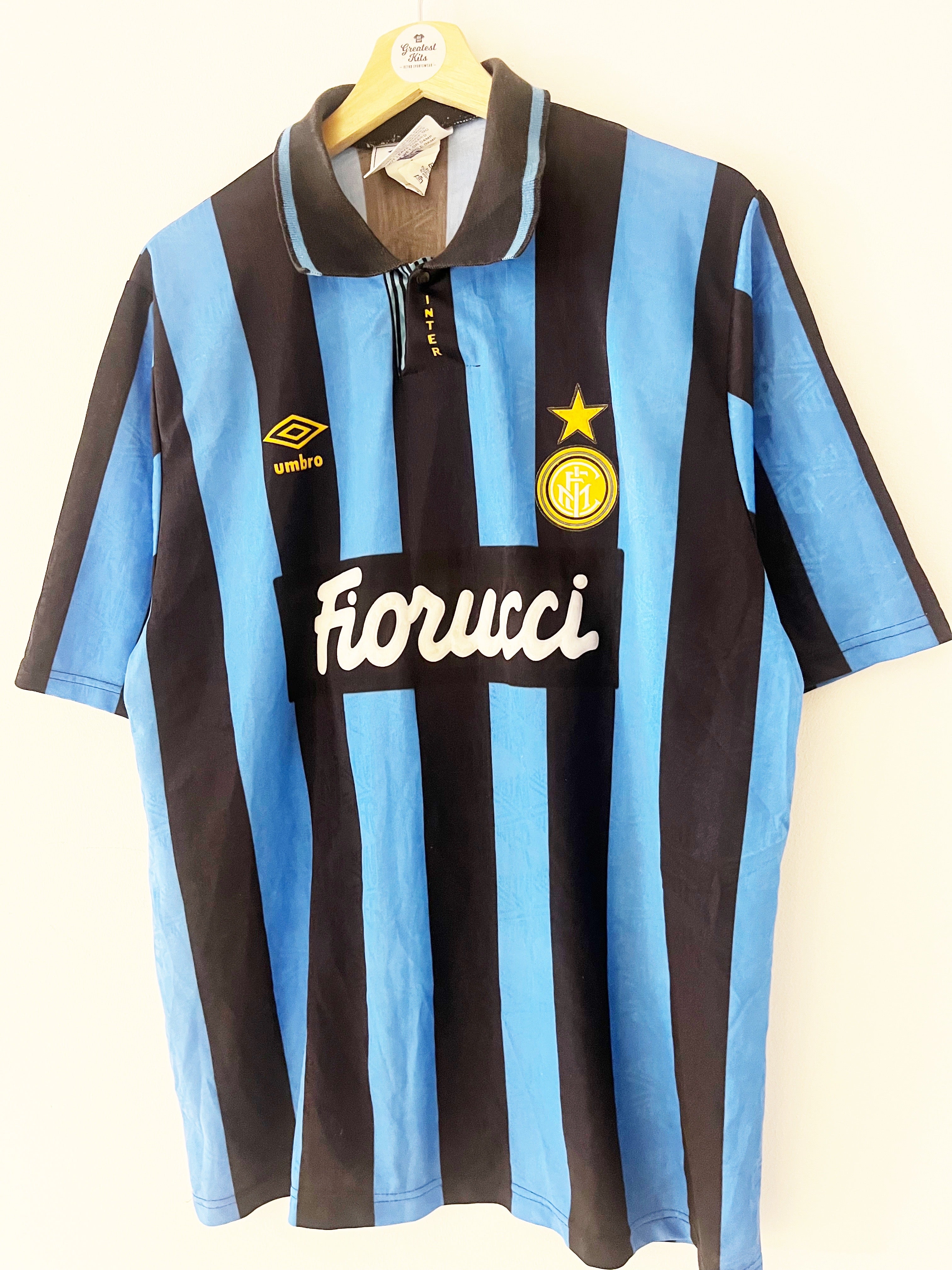 1992/94 Inter Milan Home Shirt (L) 9/10