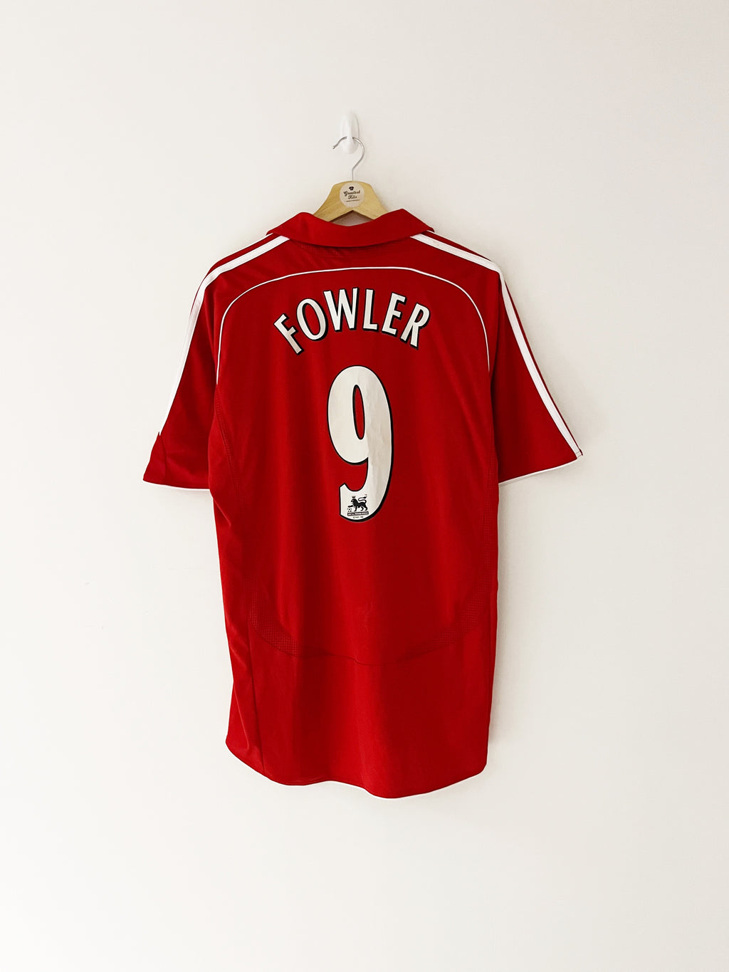 2006/07 Liverpool Home Shirt Fowler #9 (L) 9/10