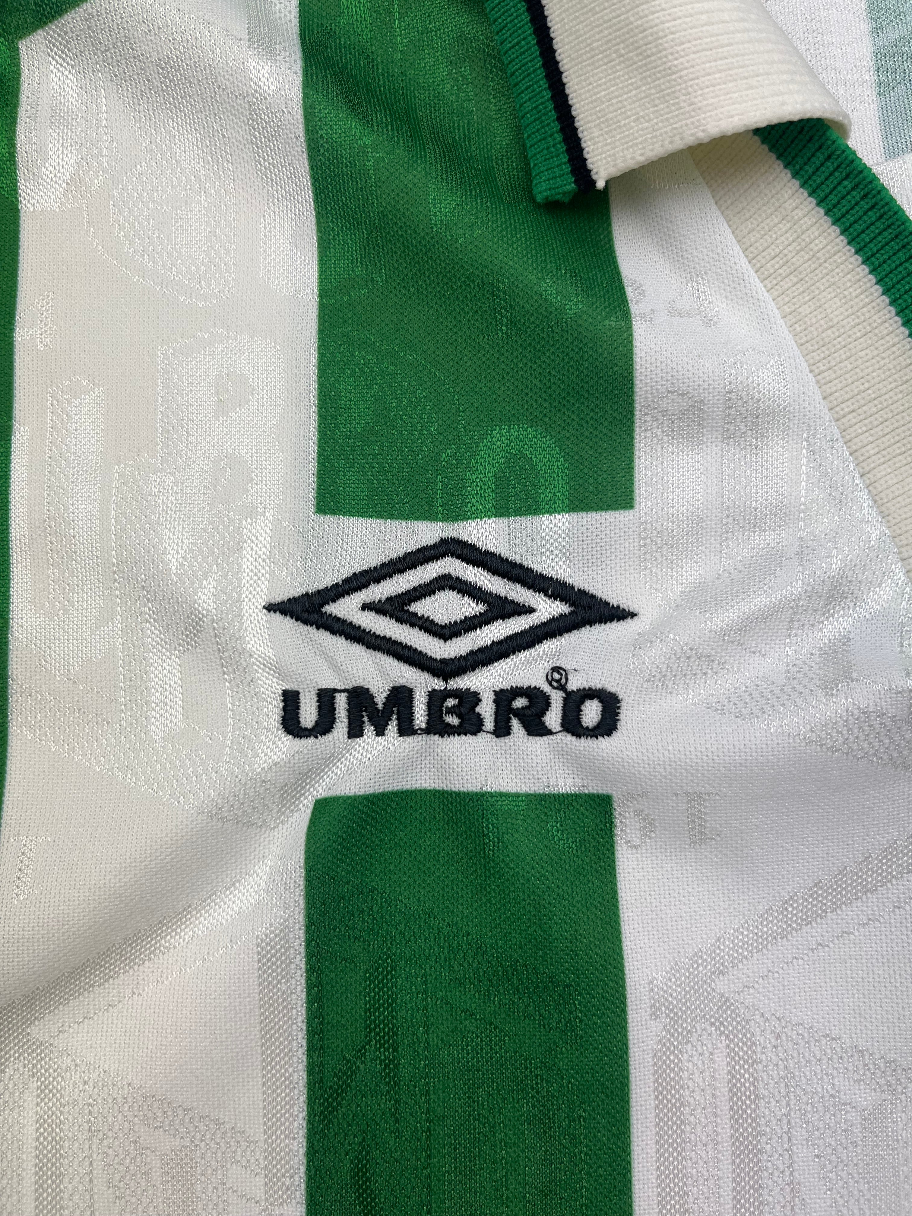 1994/95 Real Betis Home Shirt (XL) 9/10