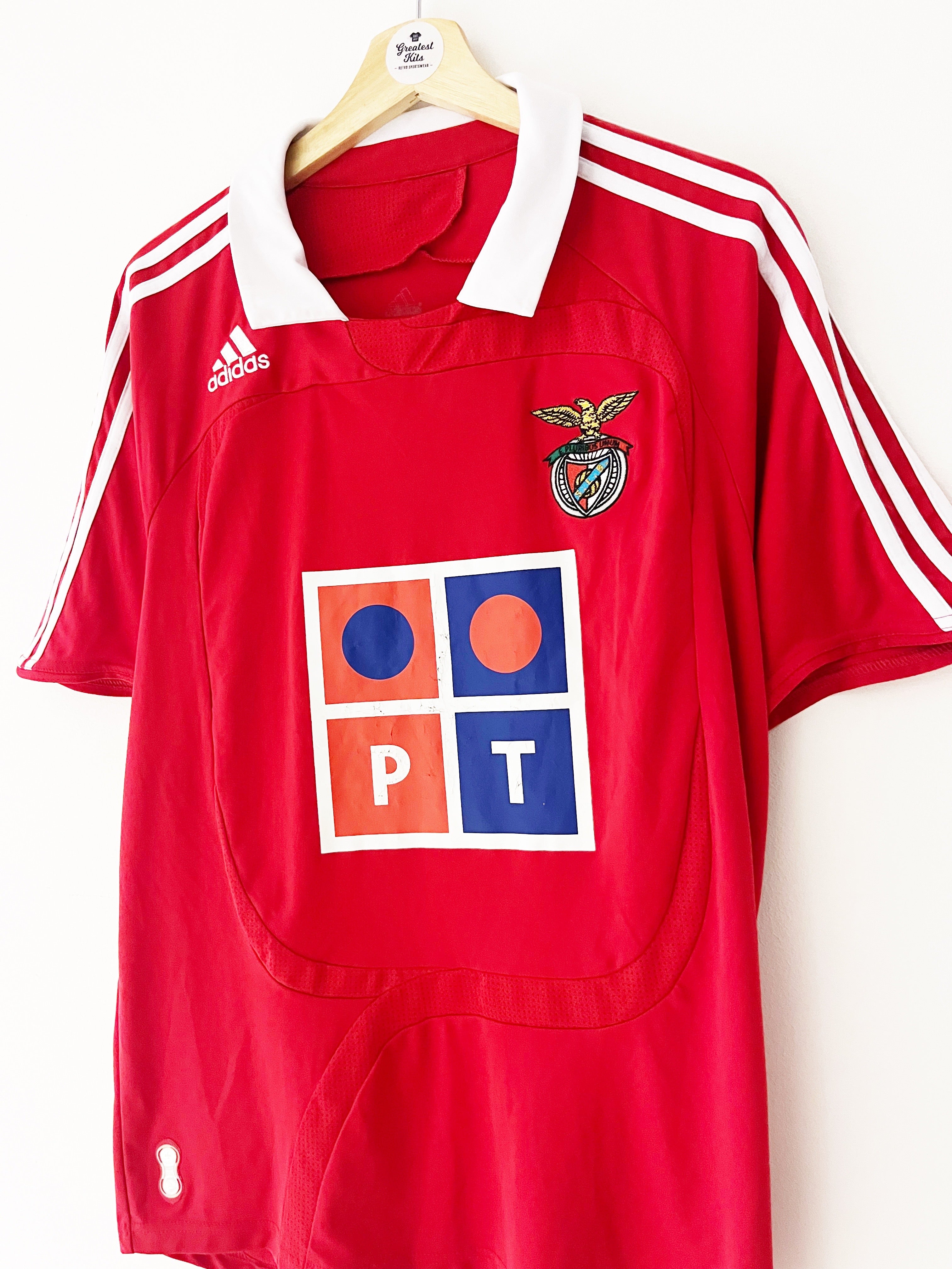 2007/08 Benfica Home Shirt (M) 7/10