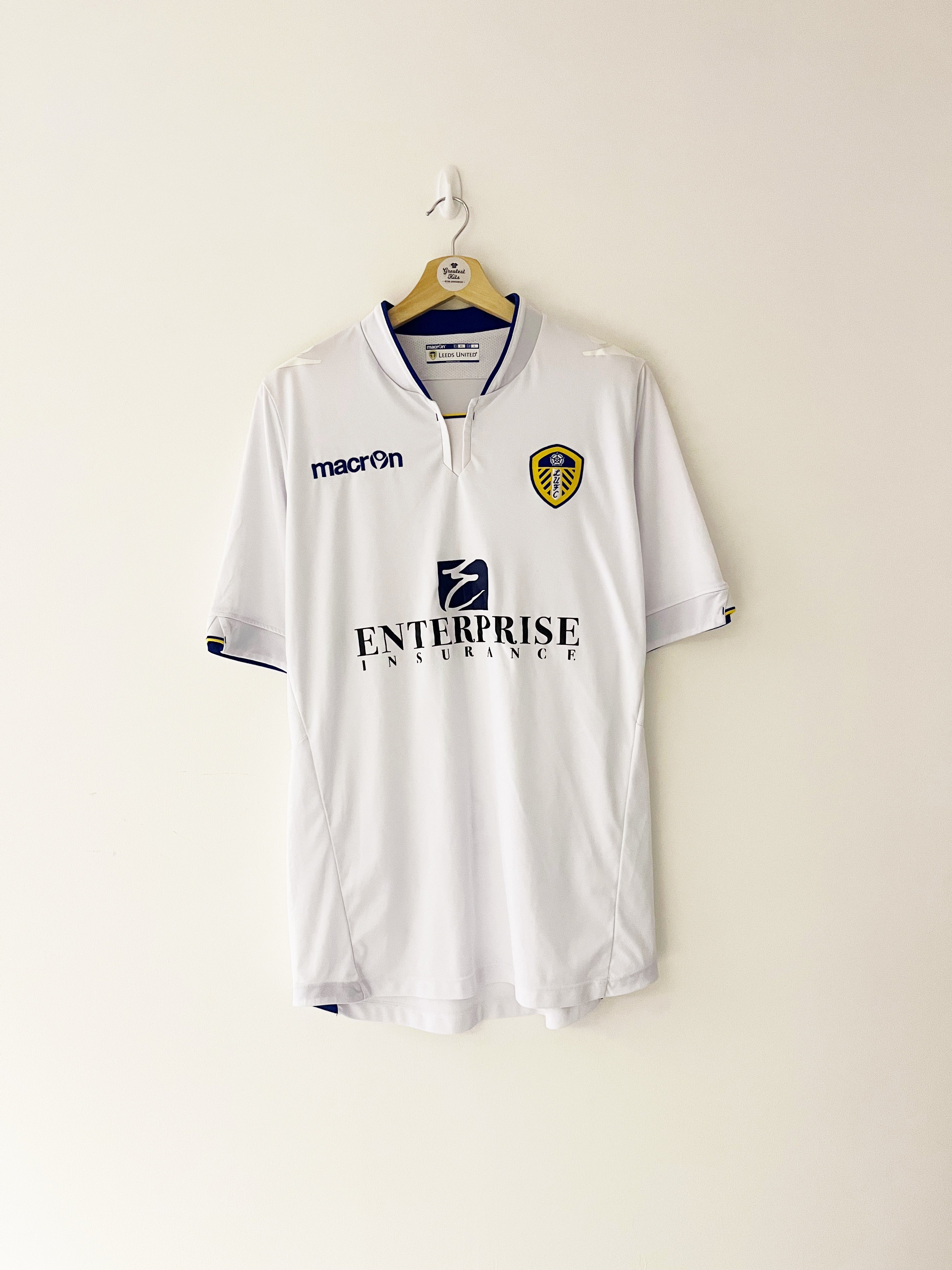 2014/15 Leeds Home Shirt (L) 9/10