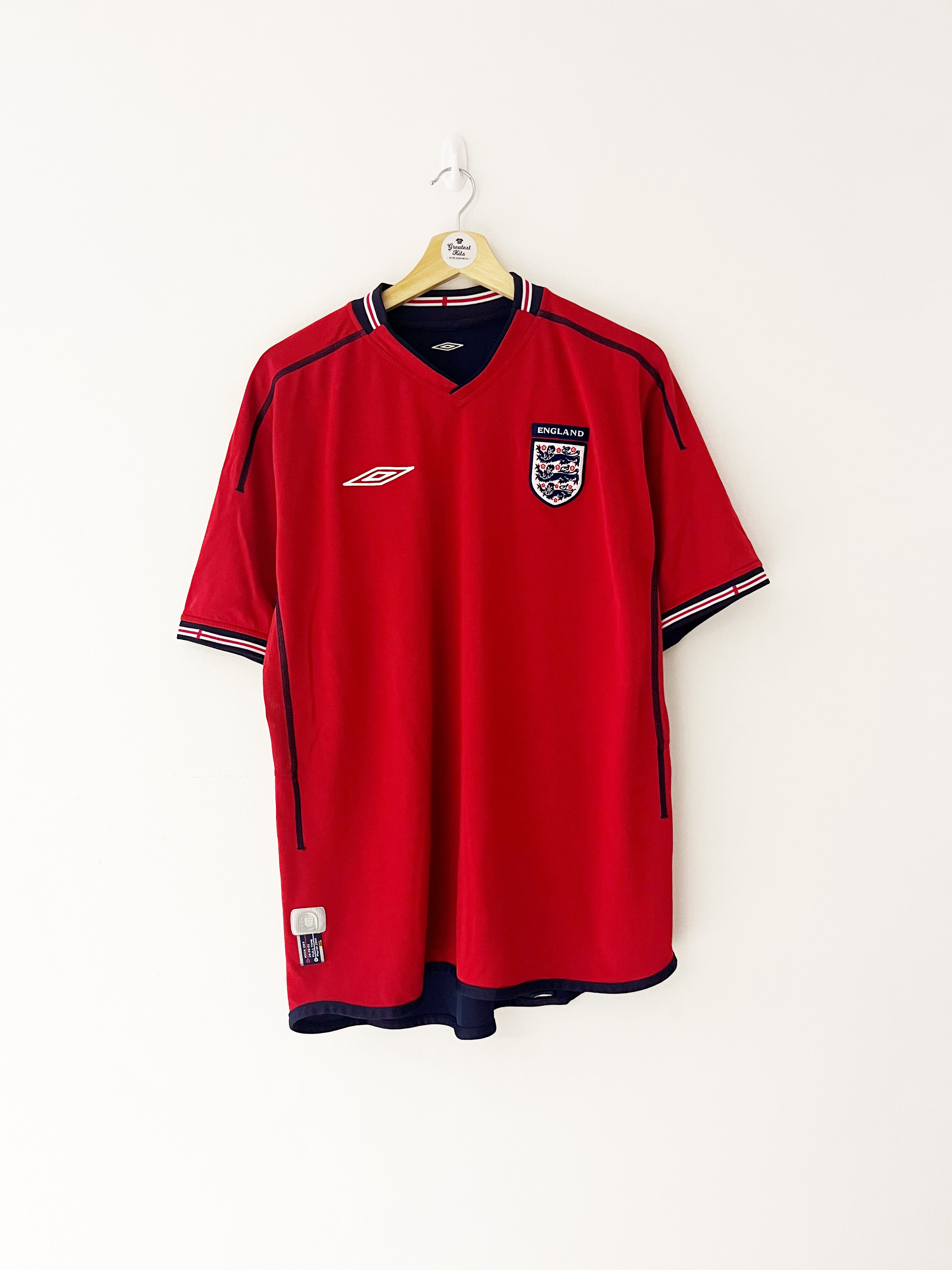 2002/04 England Away Shirt (L) 9/10