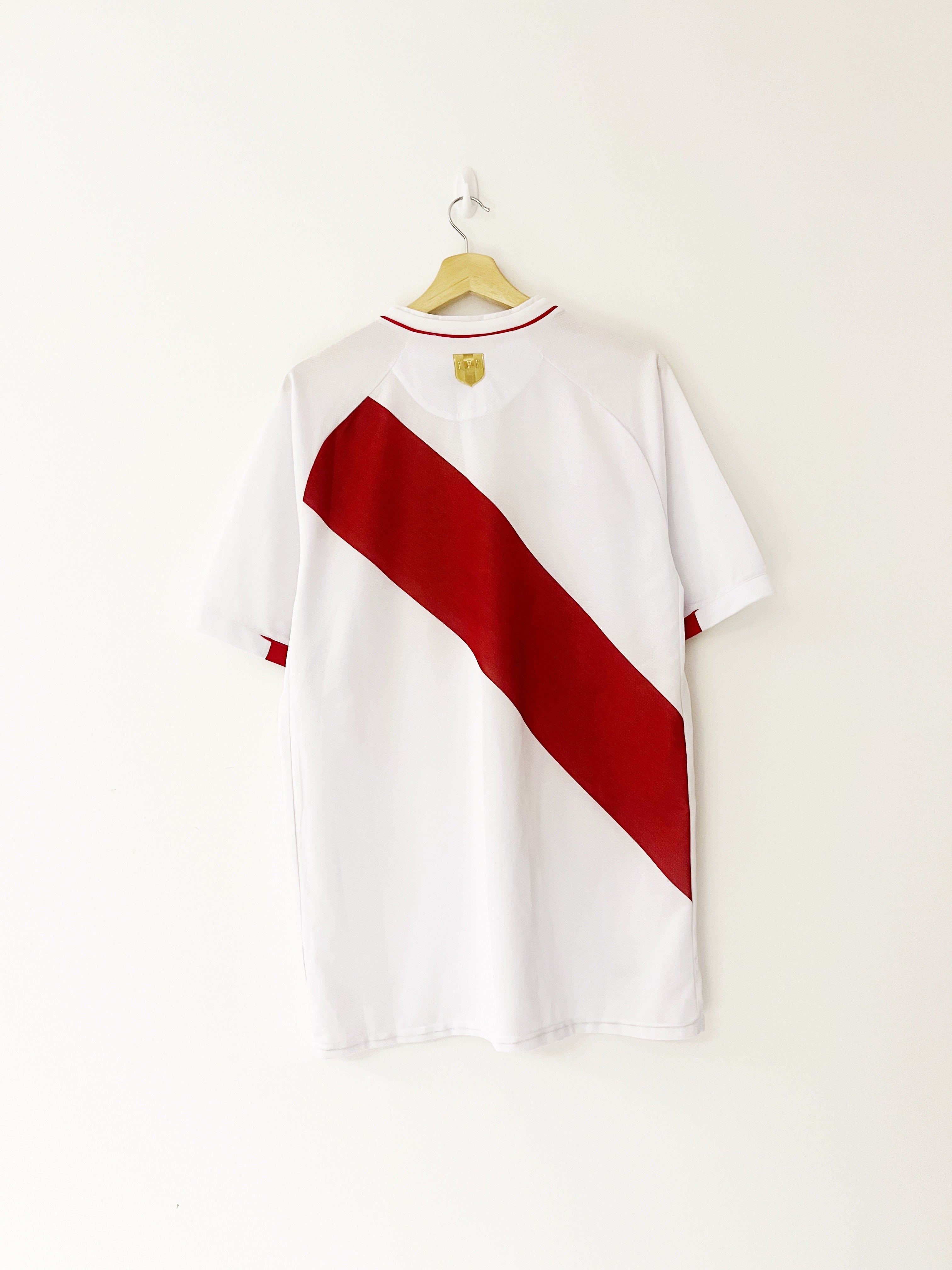2020/21 Peru Home Shirt (XL) 9/10