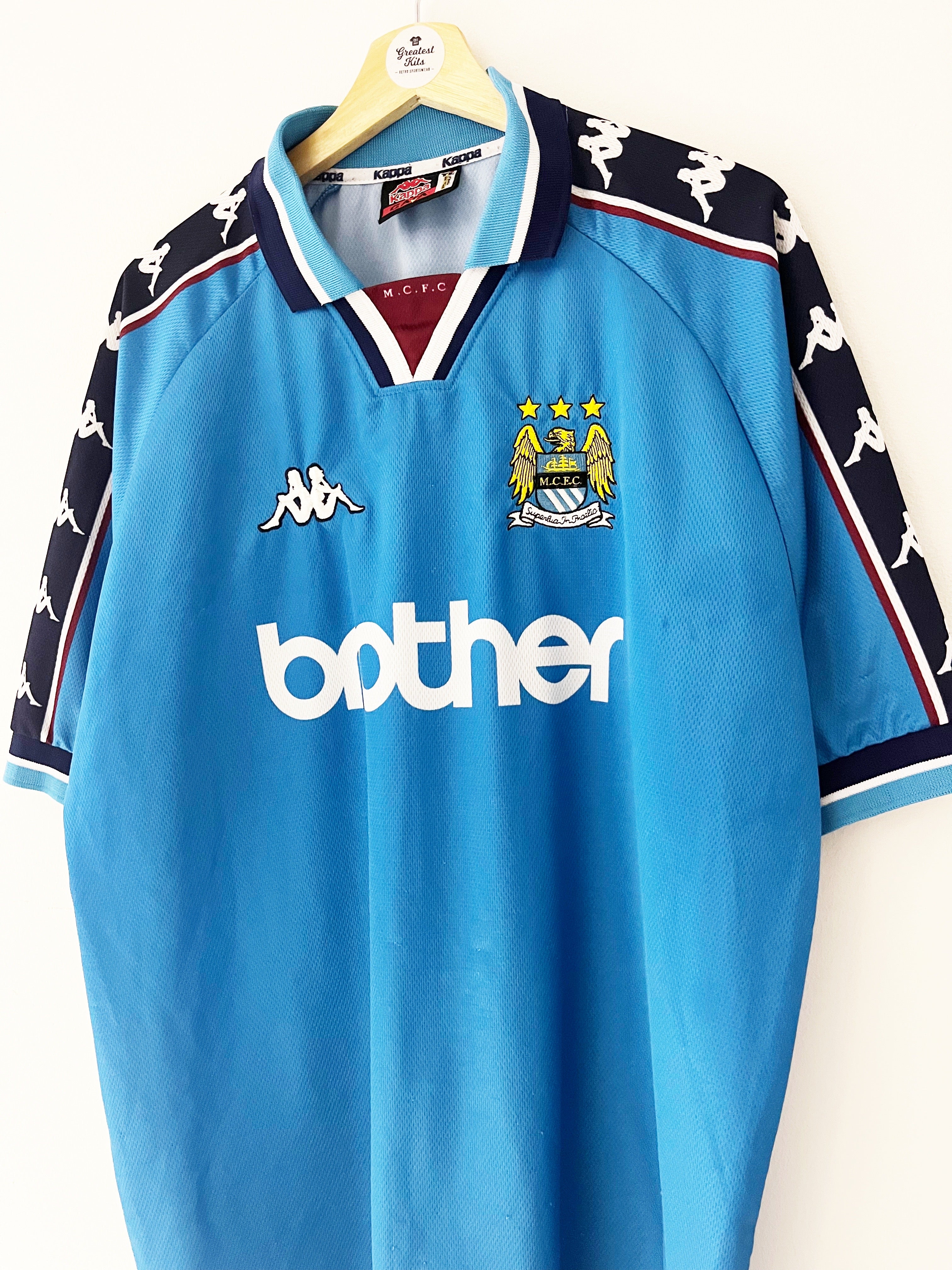 1997/99 Manchester City Home Shirt (XL/XXL) 7.5/10