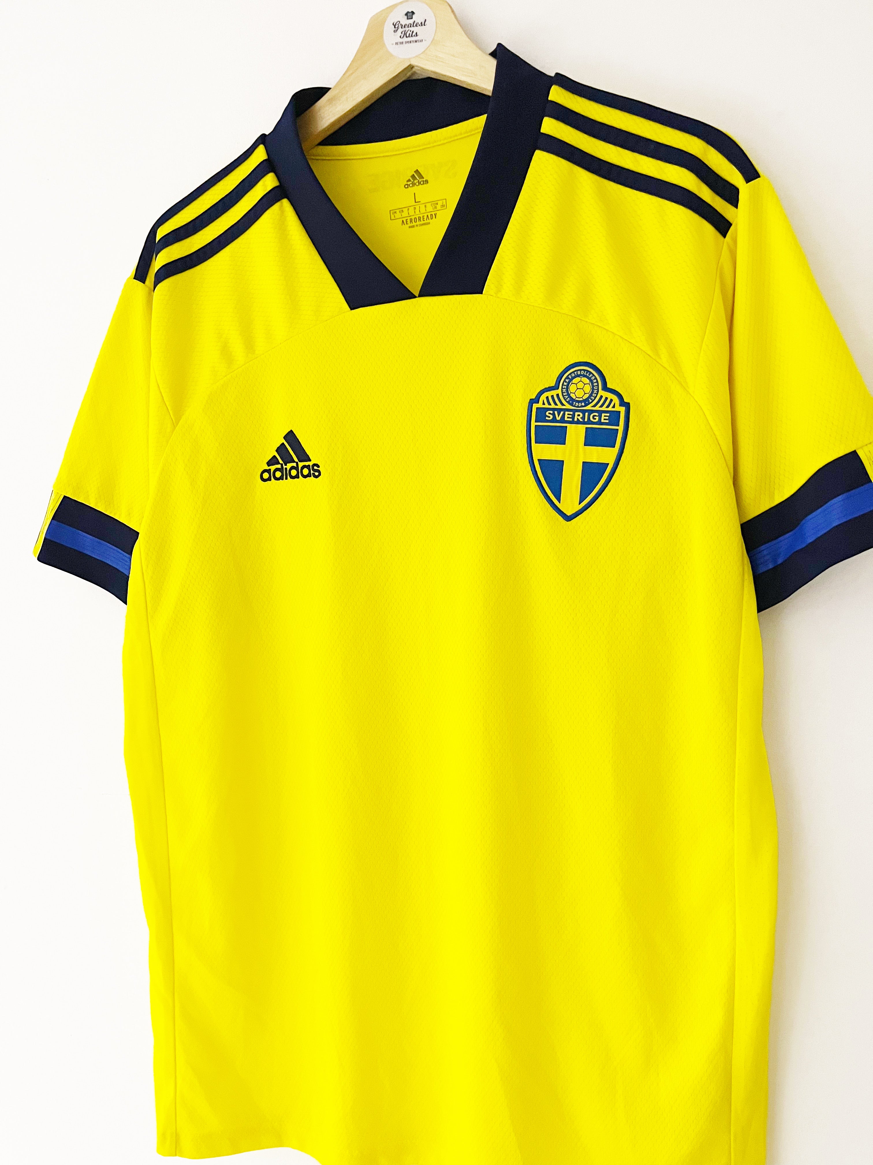 2020/21 Sweden Home Shirt (L) 9/10