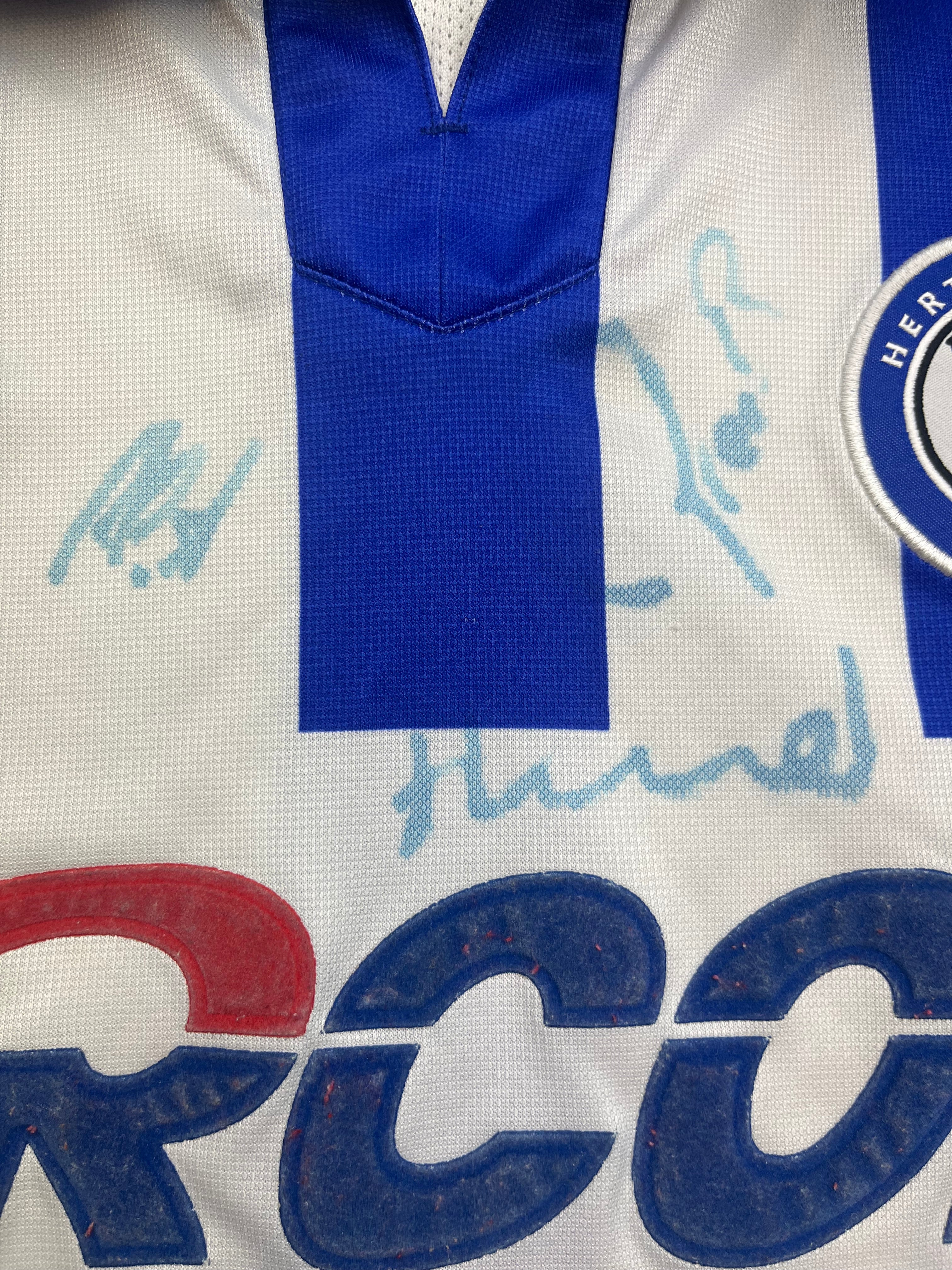 2002/04 Hertha Berlin Home *Signed* Shirt (L) 8.5/10