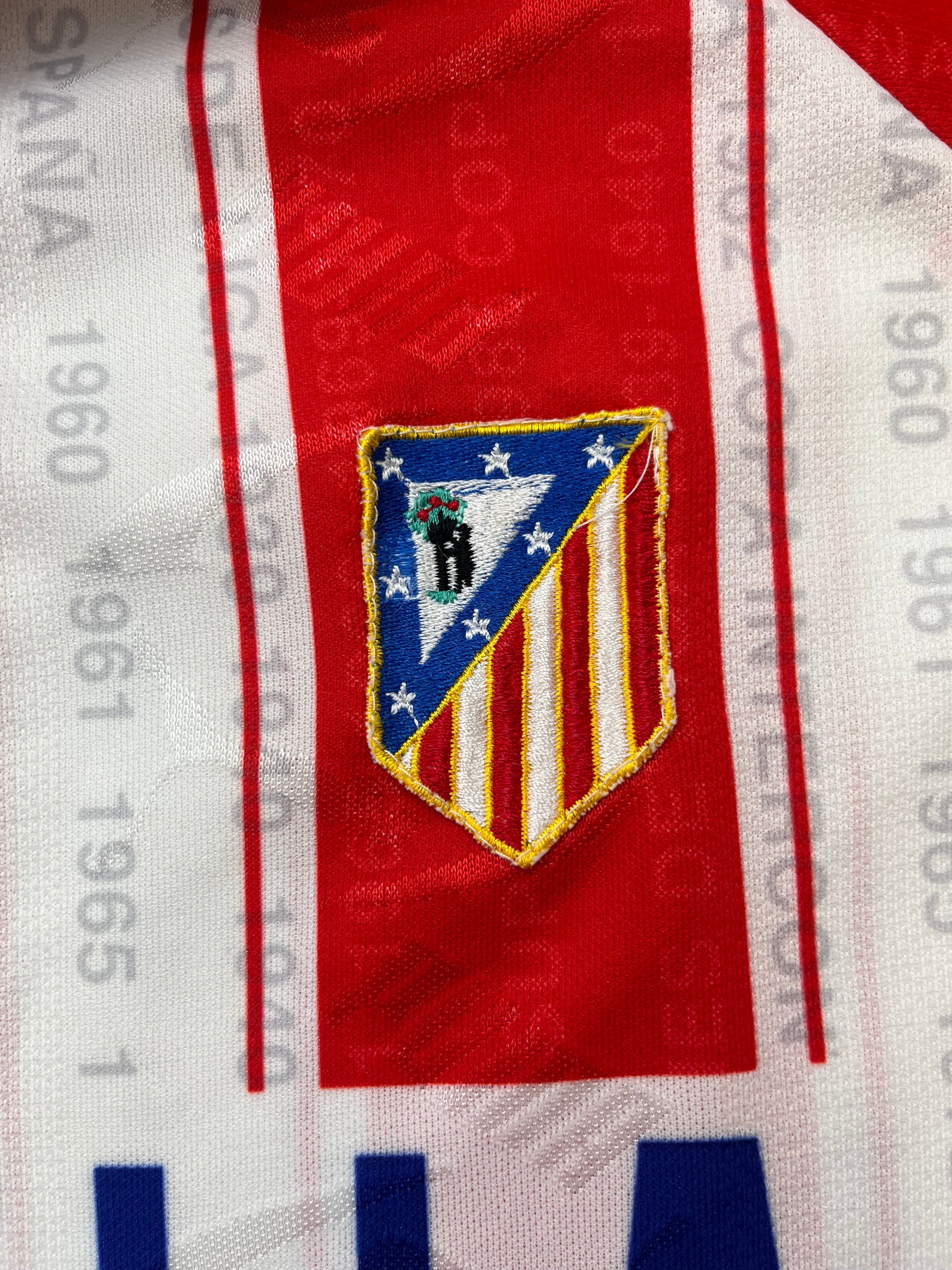 1995/96 Atletico Madrid Home Shirt (M) 9/10