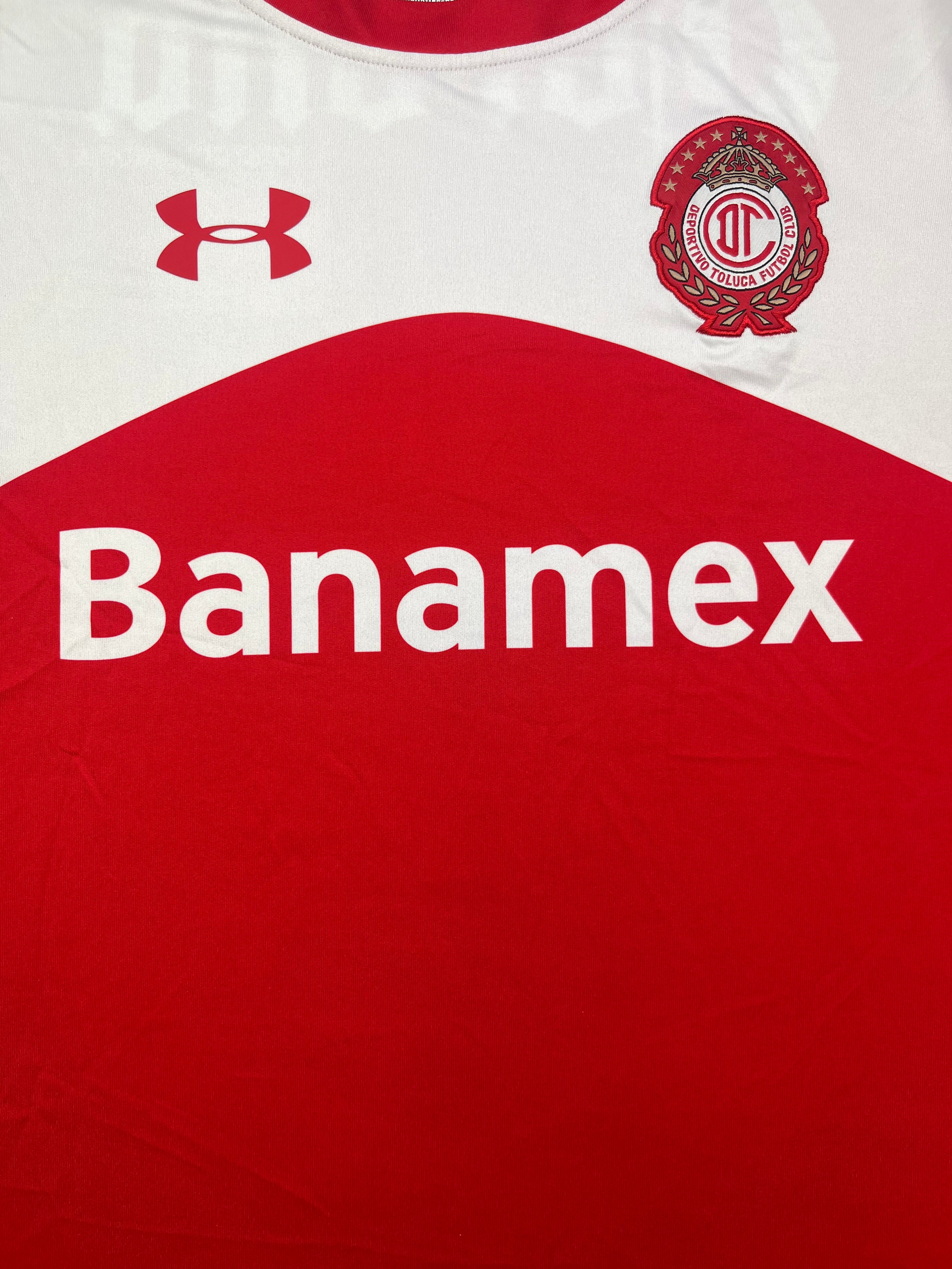 2015/16 Deportivo Toluca Home Shirt (L) 9/10