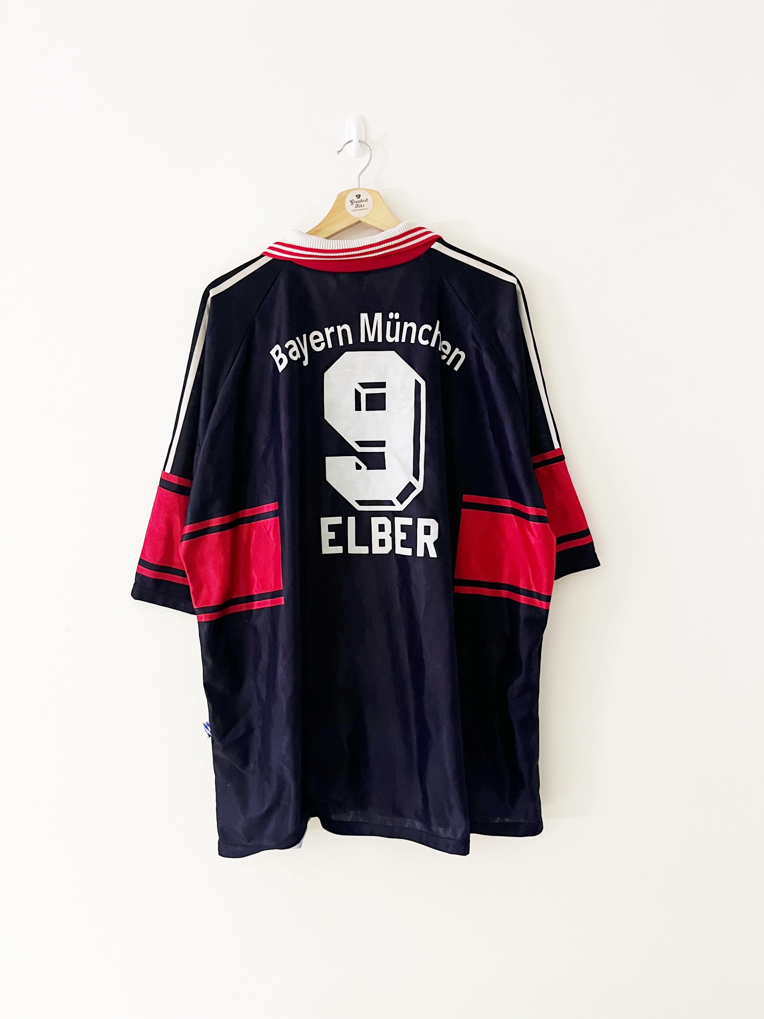 1997/99 Bayern Munich Home Shirt Elber #9 (XXL) 7.5/10