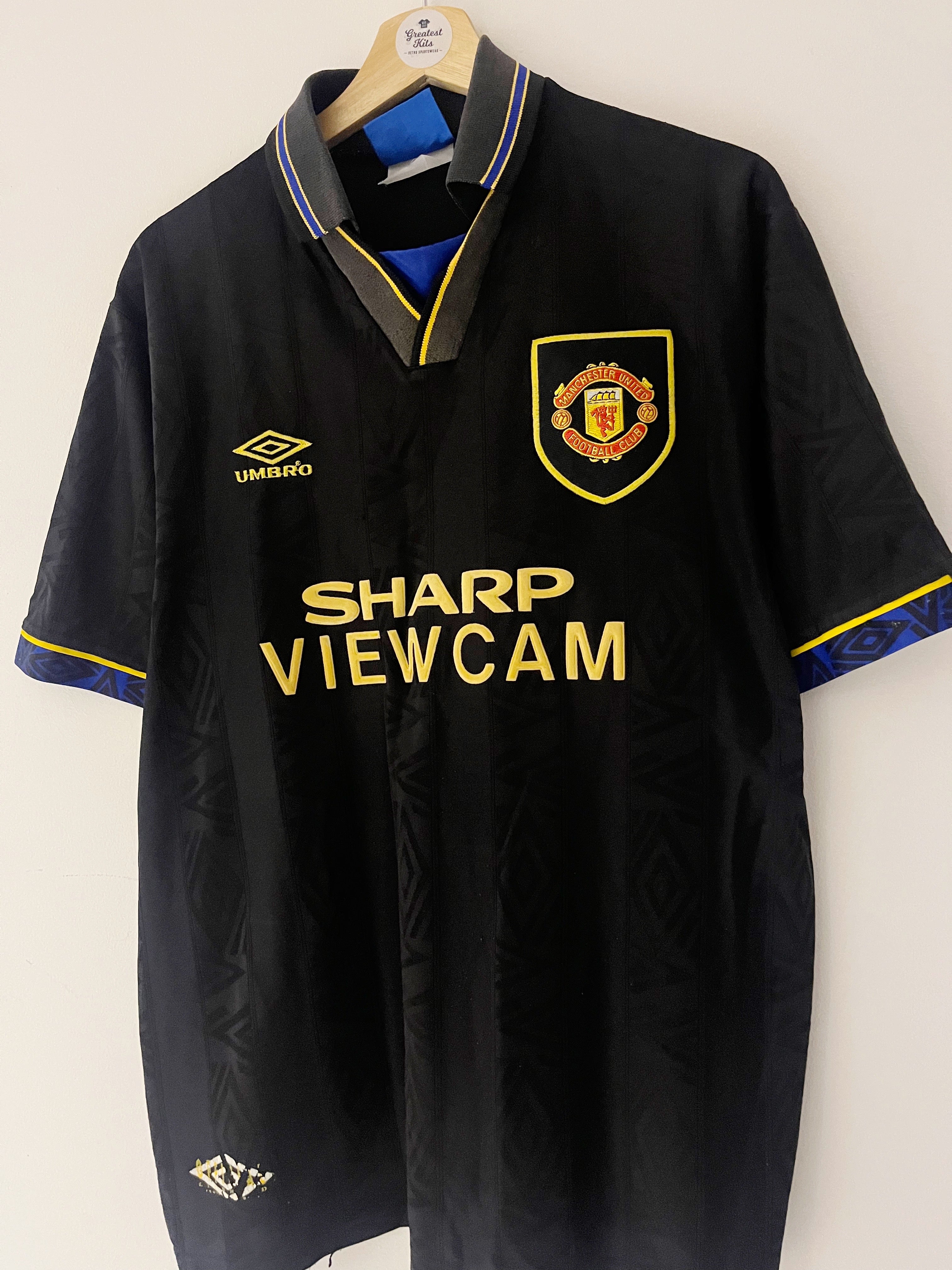 1993/95 Manchester United Away Shirt (L) 7.5/10