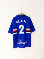 1997/98 Sampdoria Home Shirt Balleri #2 (XL) 6/10