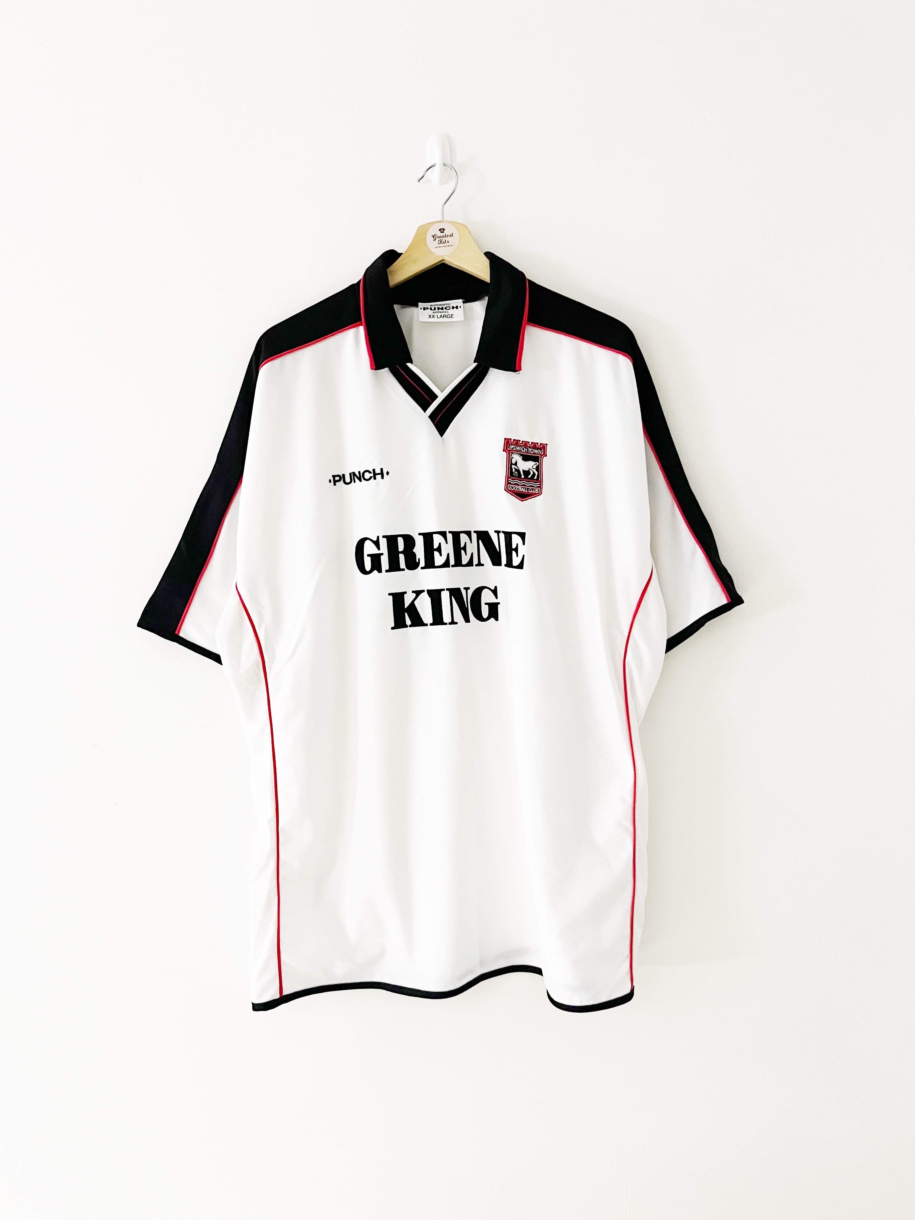 2000/01 Ipswich Town Away Shirt (XXL) 9/10