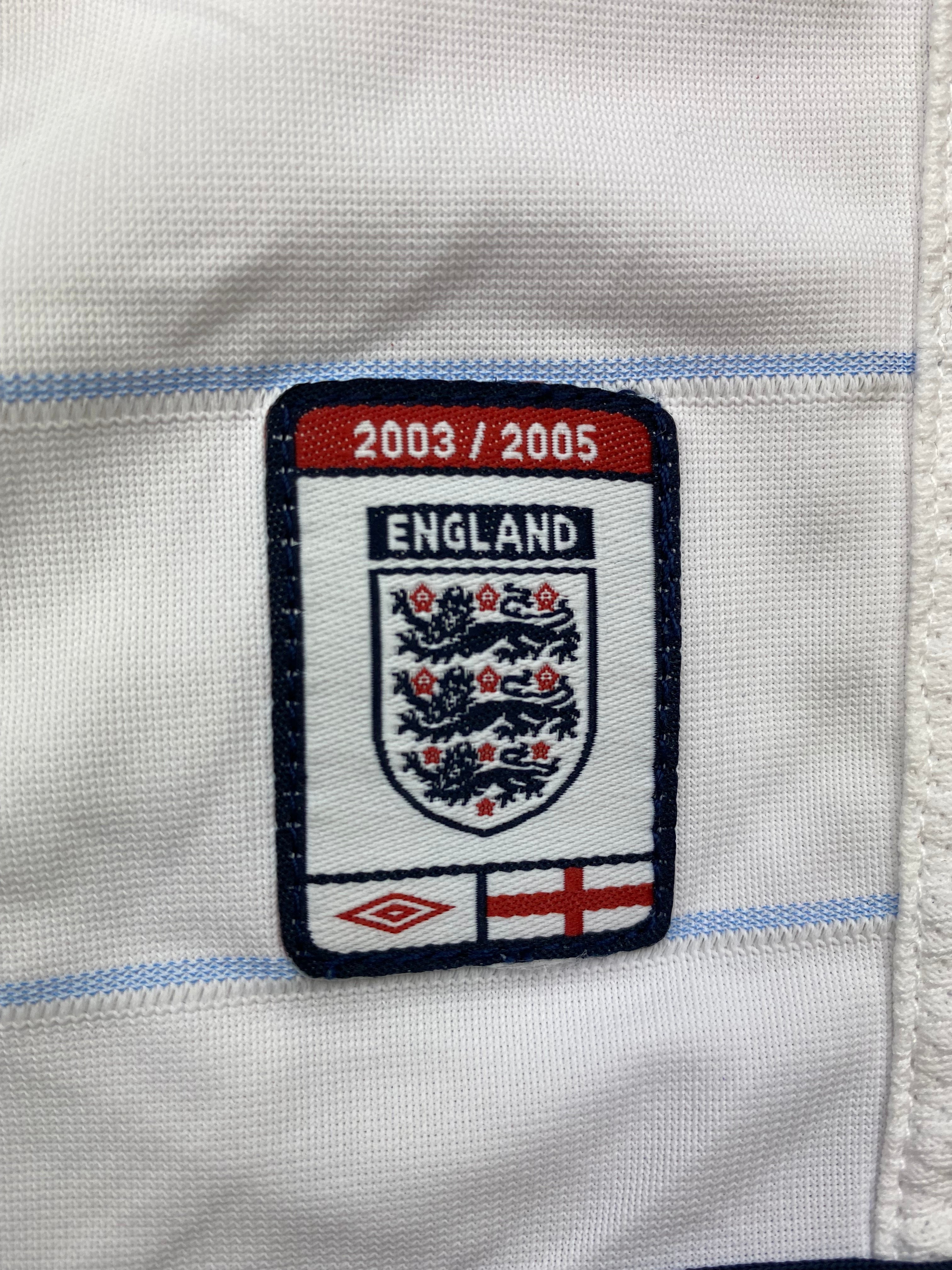 2003/05 England Home Shirt (XL) 9/10