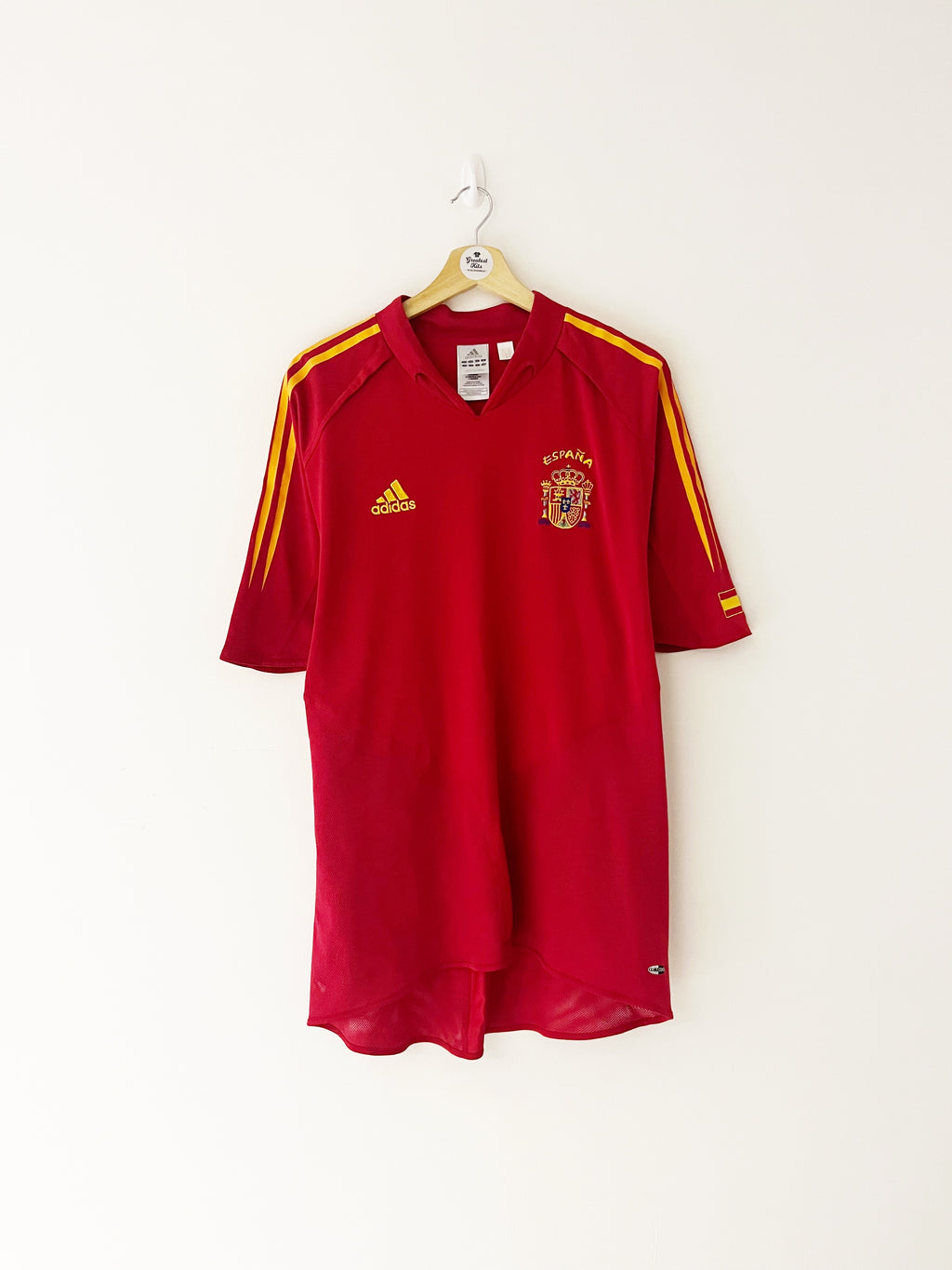 2004/06 Spain Home Shirt (L) 9/10