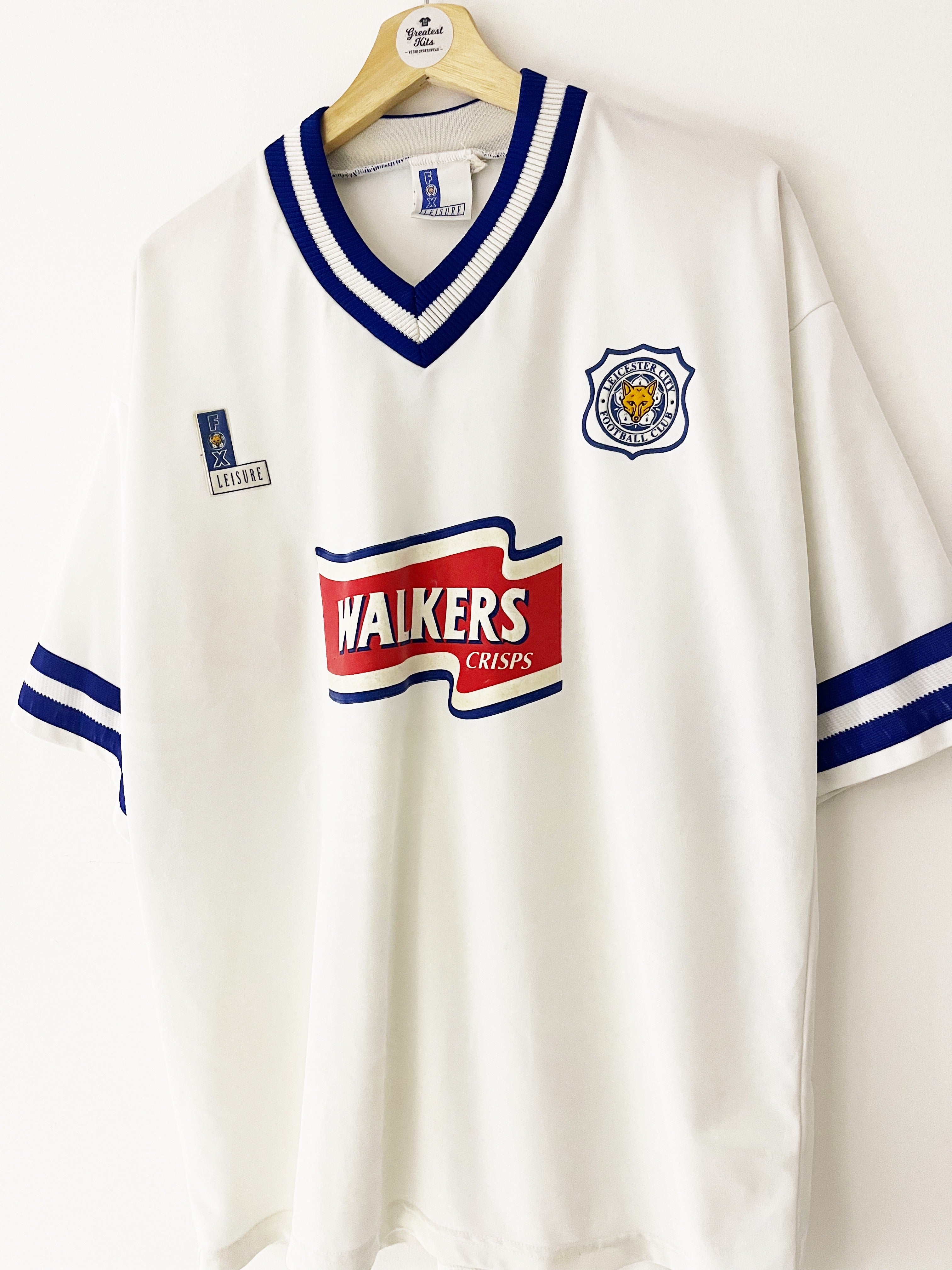 1996/98 Maillot extérieur Leicester #2 (L) 8.5/10