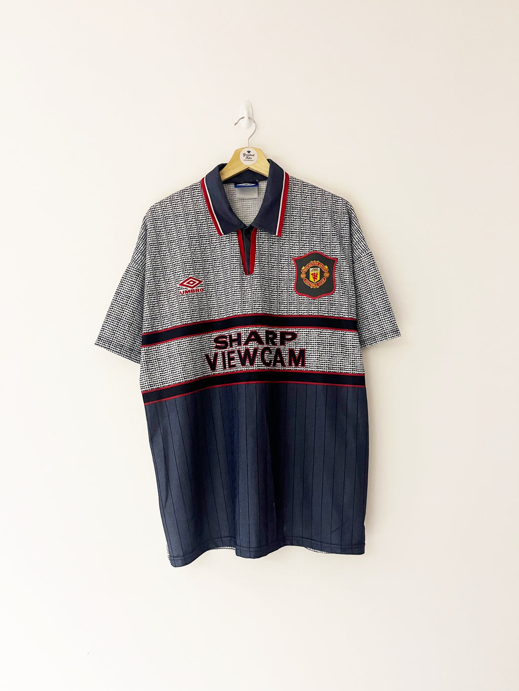 1995/96 Manchester United Away Shirt (L) 8/10