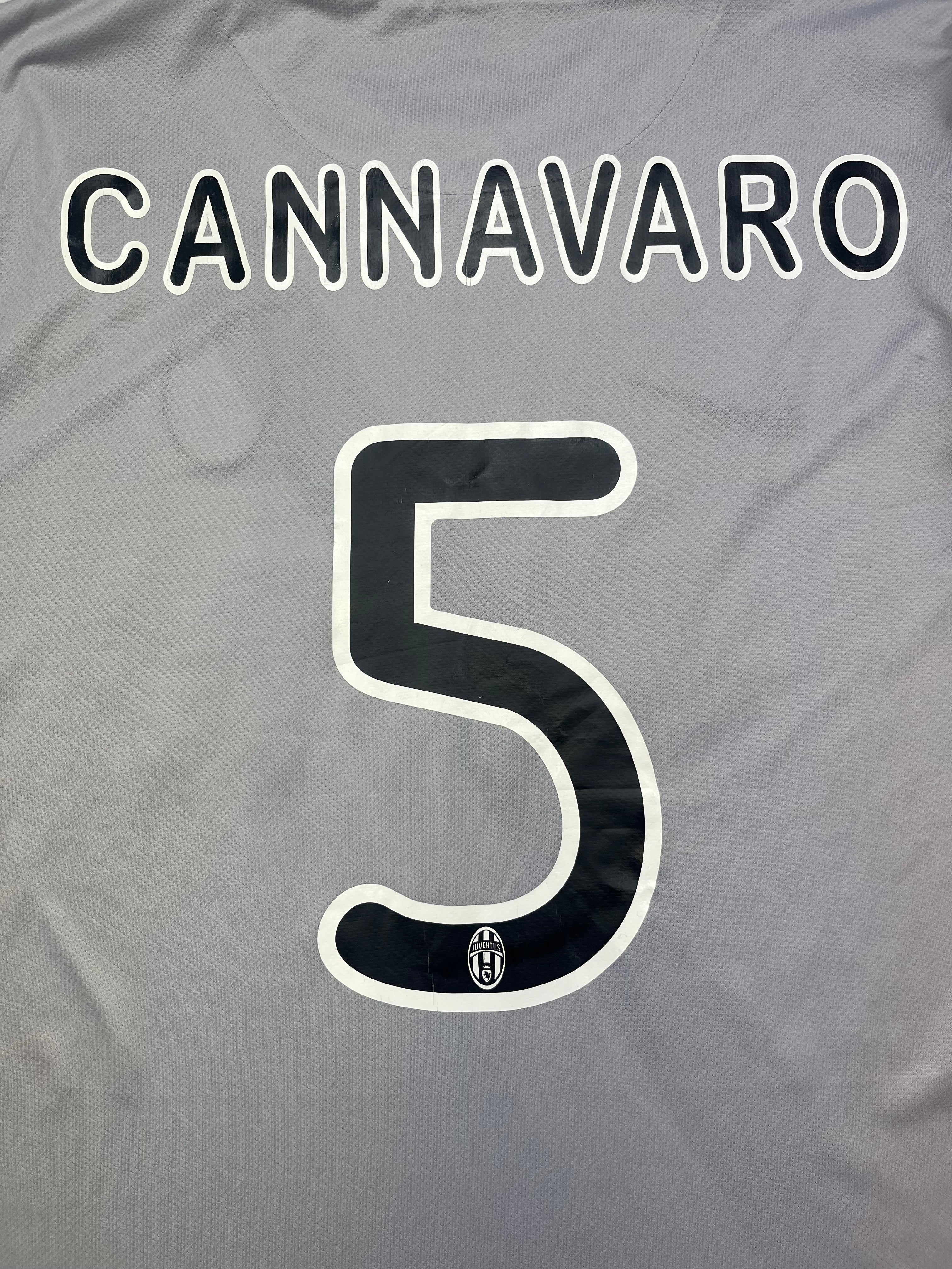 2009/10 Juventus Away Shirt Cannavaro #5 (XL) 7.5/10