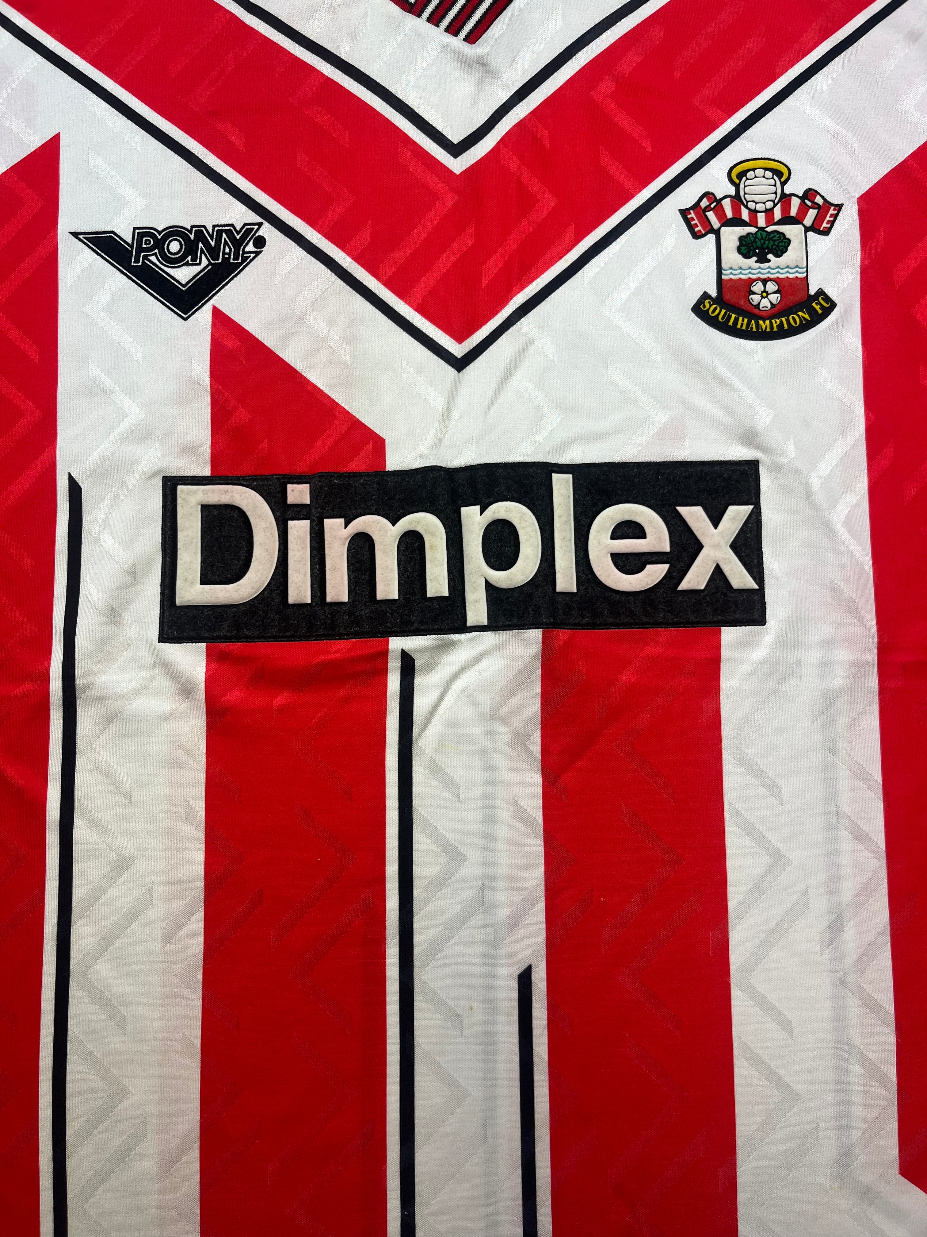 1993/95 Southampton Home Shirt (L) 9/10