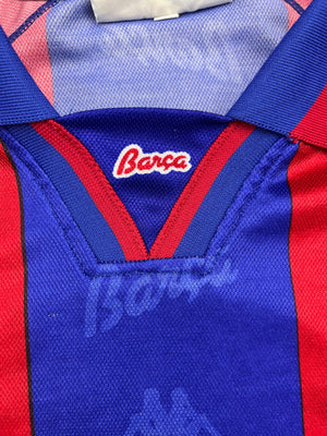 1995/97 Maillot domicile Barcelone De La Peña #23 (XL) 9/10