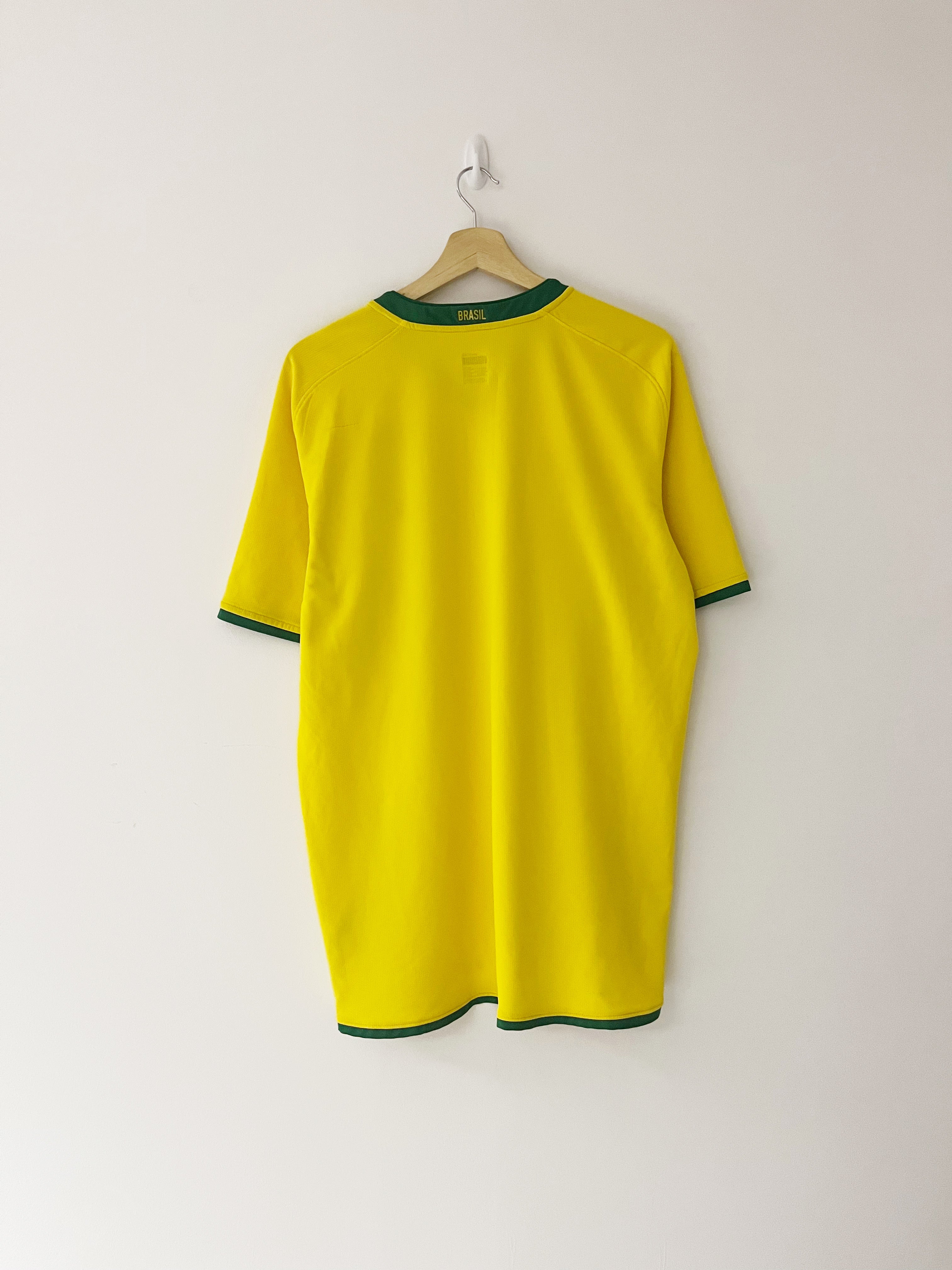 2008/10 Brazil Home Shirt (L) 9/10