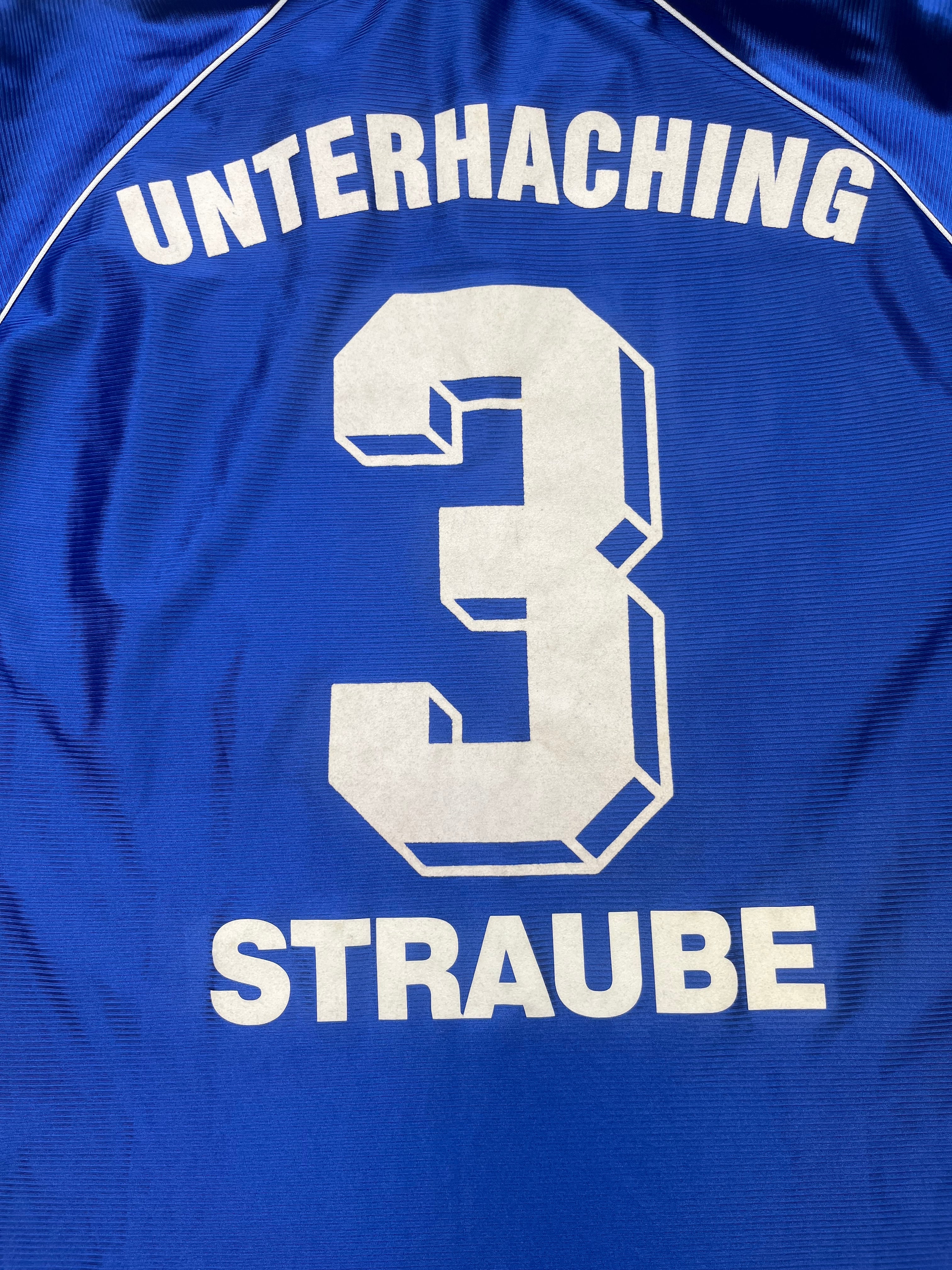 1999/00 Unterhaching Away Shirt Straube #3 (L) 9/10