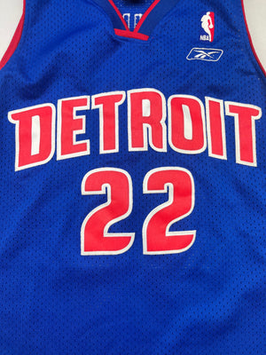 2002/06 Detroit Pistons Alternate Reebok Jersey Prince #22 (M) 9/10