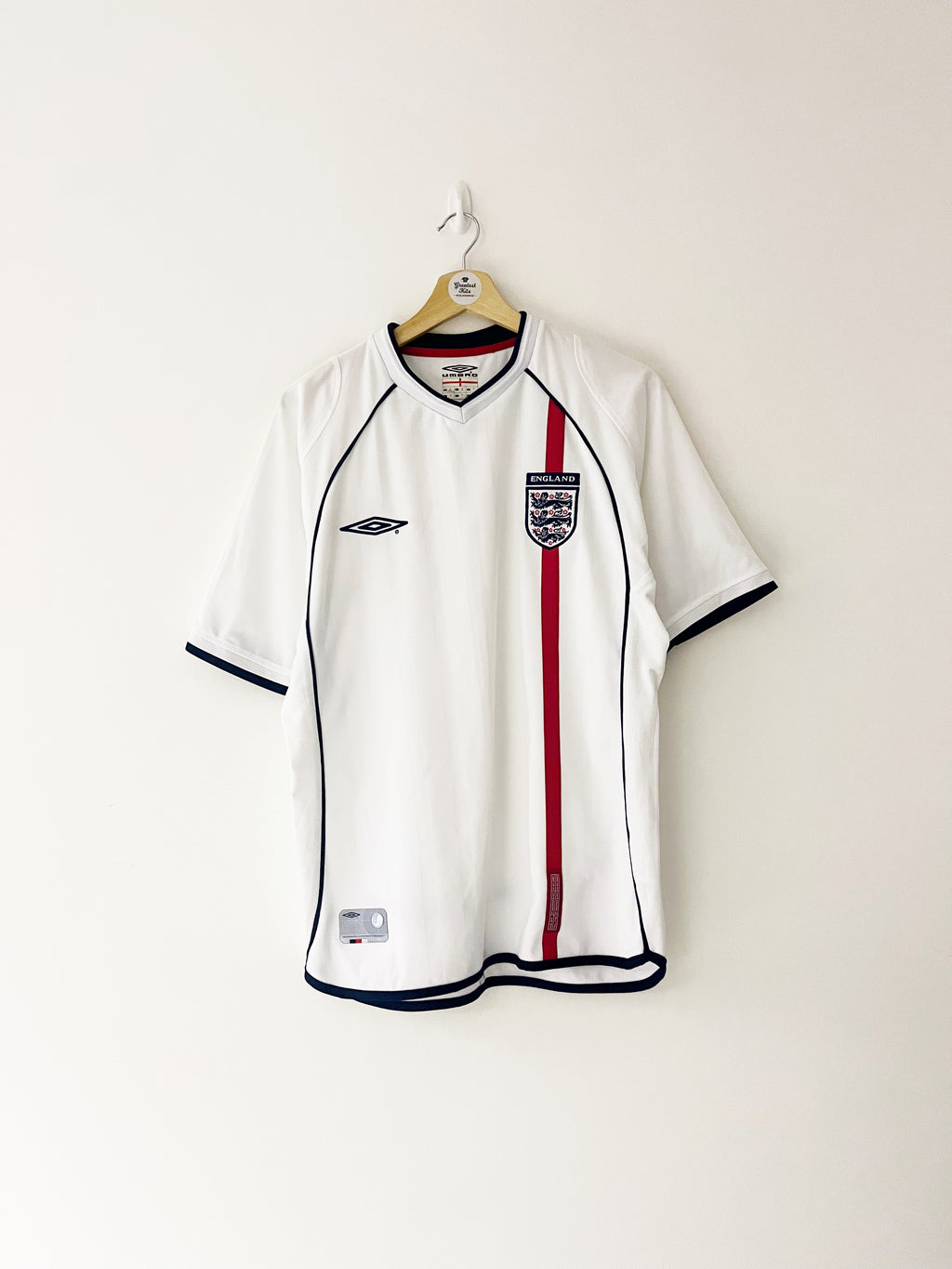 2001/03 England Home Shirt (M) 9/10