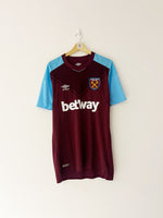 2017/18 West Ham Home Shirt (L) 9/10