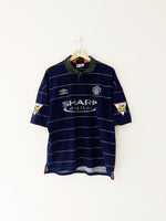 1999/00 Manchester United Away Shirt Scholes #18 (L) 8/10