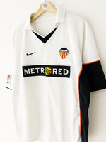 2001/02 Valencia Home Shirt (L) 8.5/10