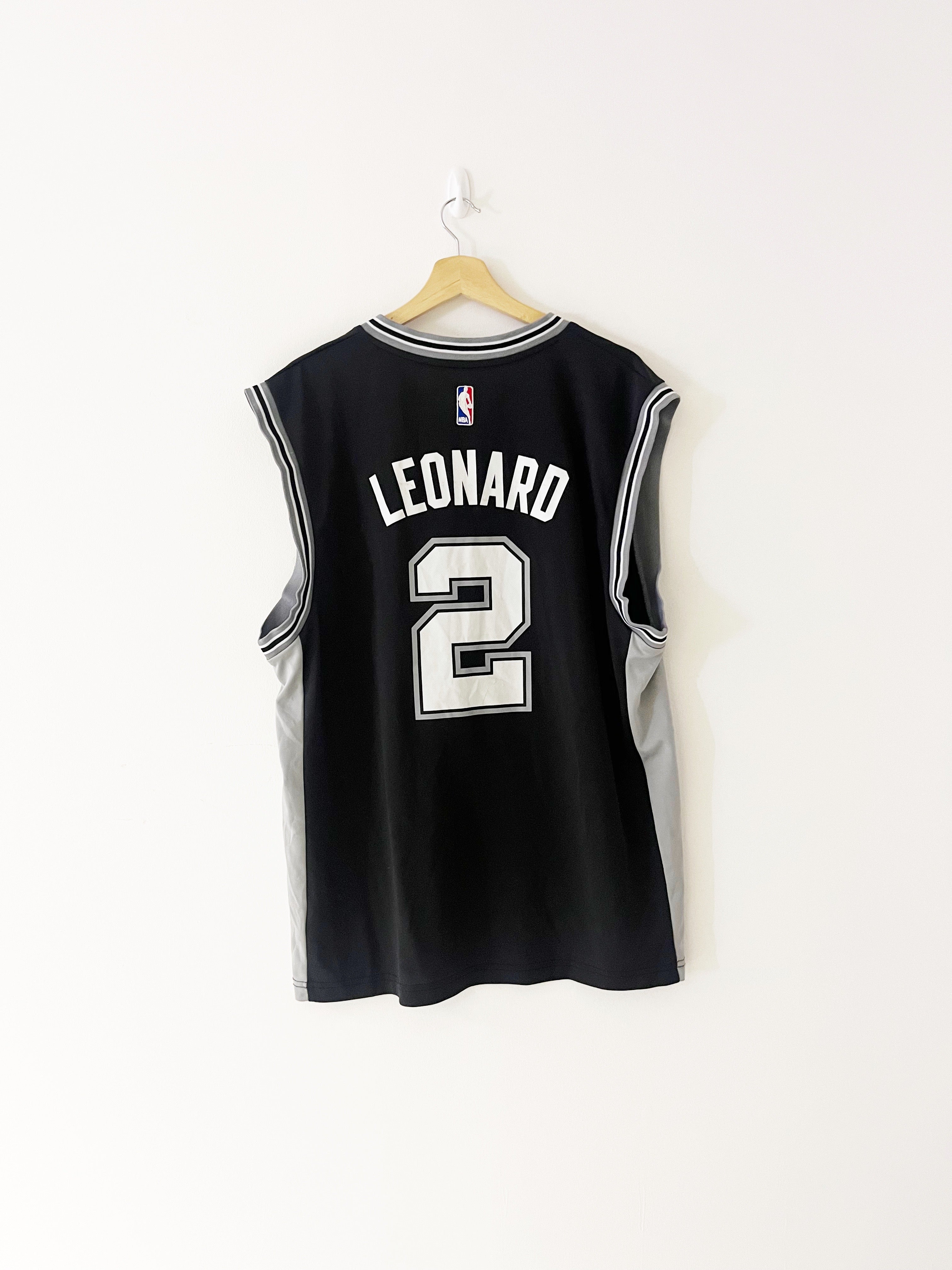 2010/14 San Antonio Spurs Away Adidas Jersey Leonard #2 (L) 8.5/10