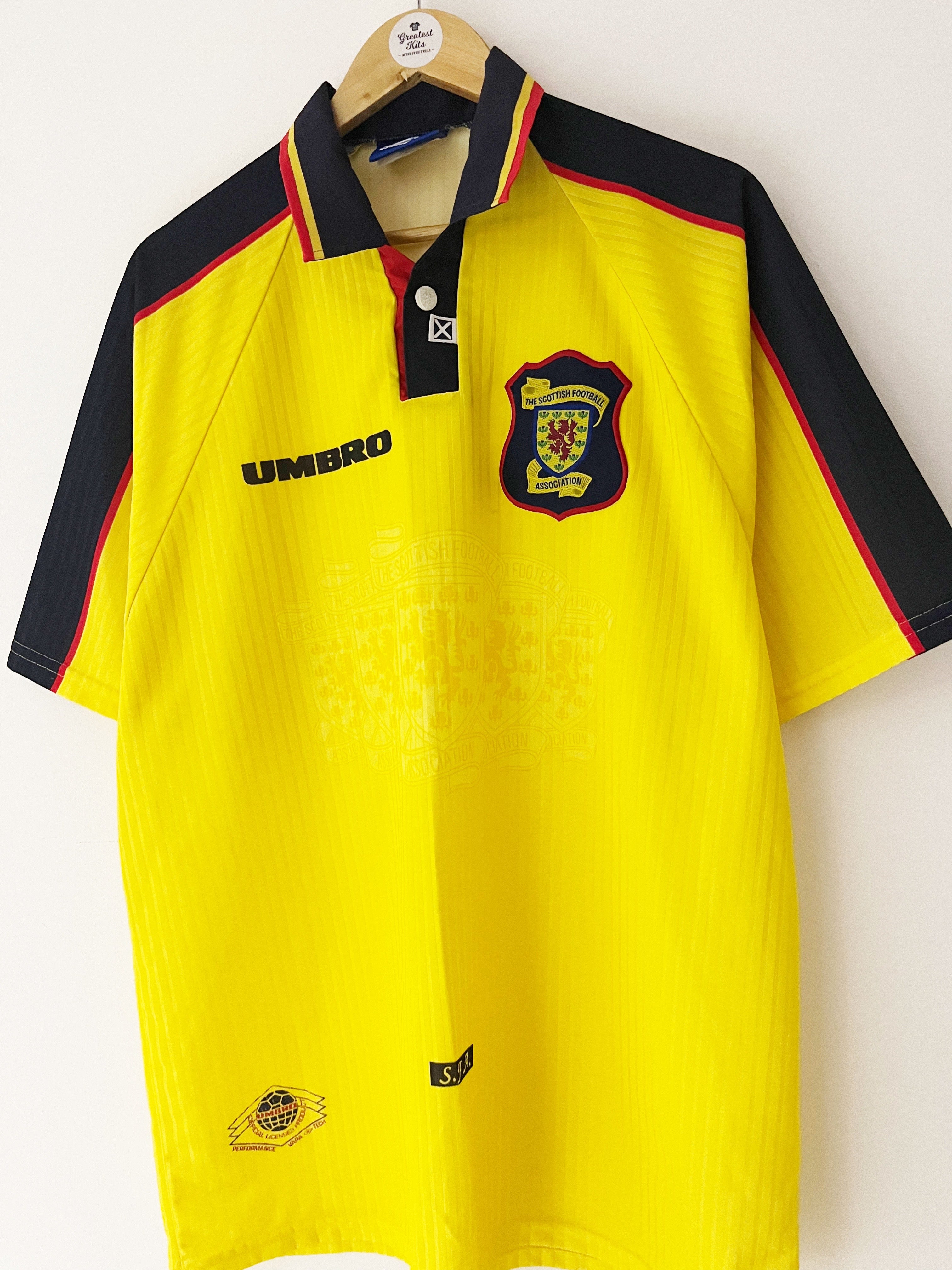 1996/98 Scotland Away Shirt (XL) 9/10