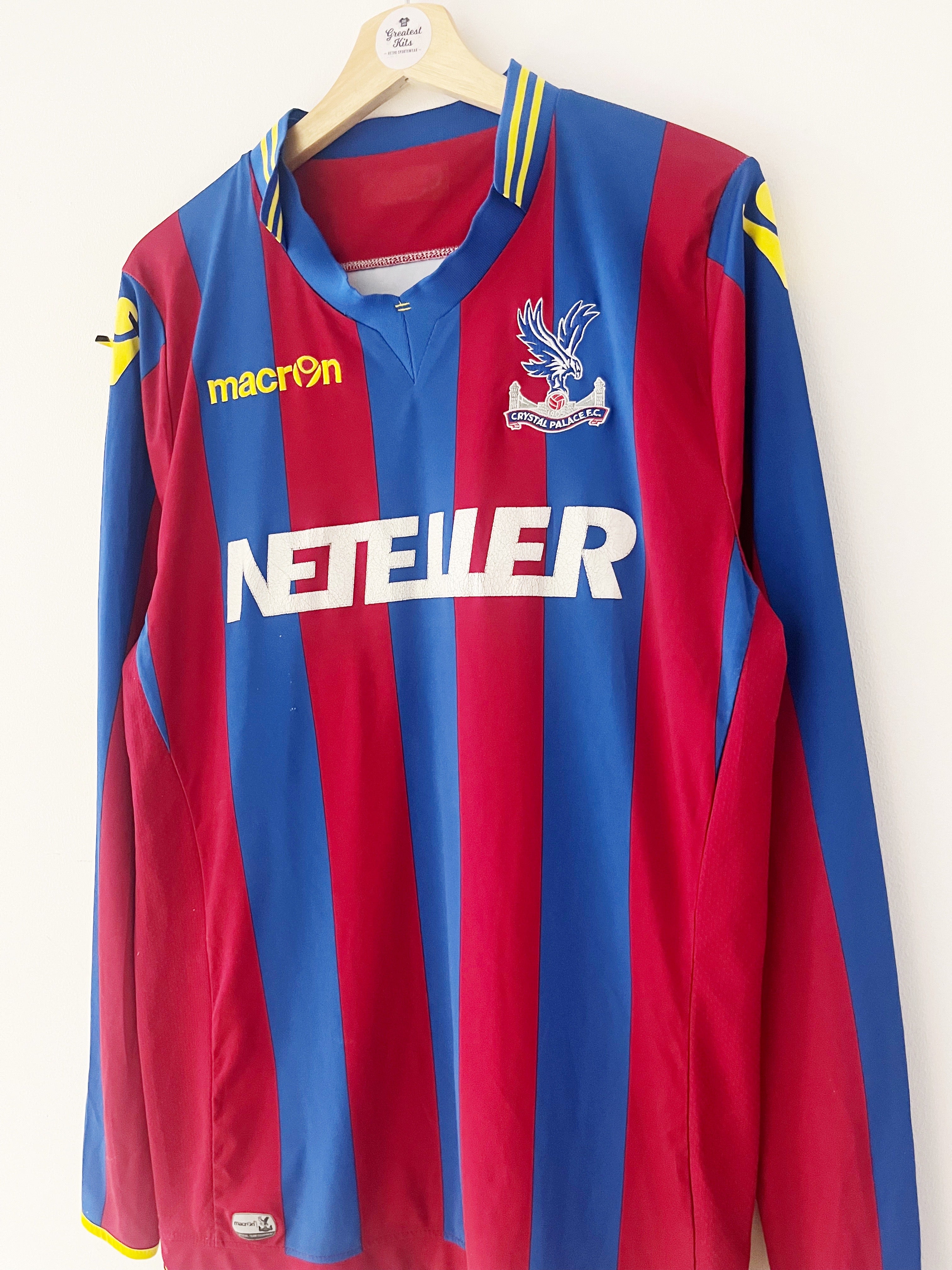 2014/15 Crystal Palace Home L/S Shirt (XL) 6.5/10