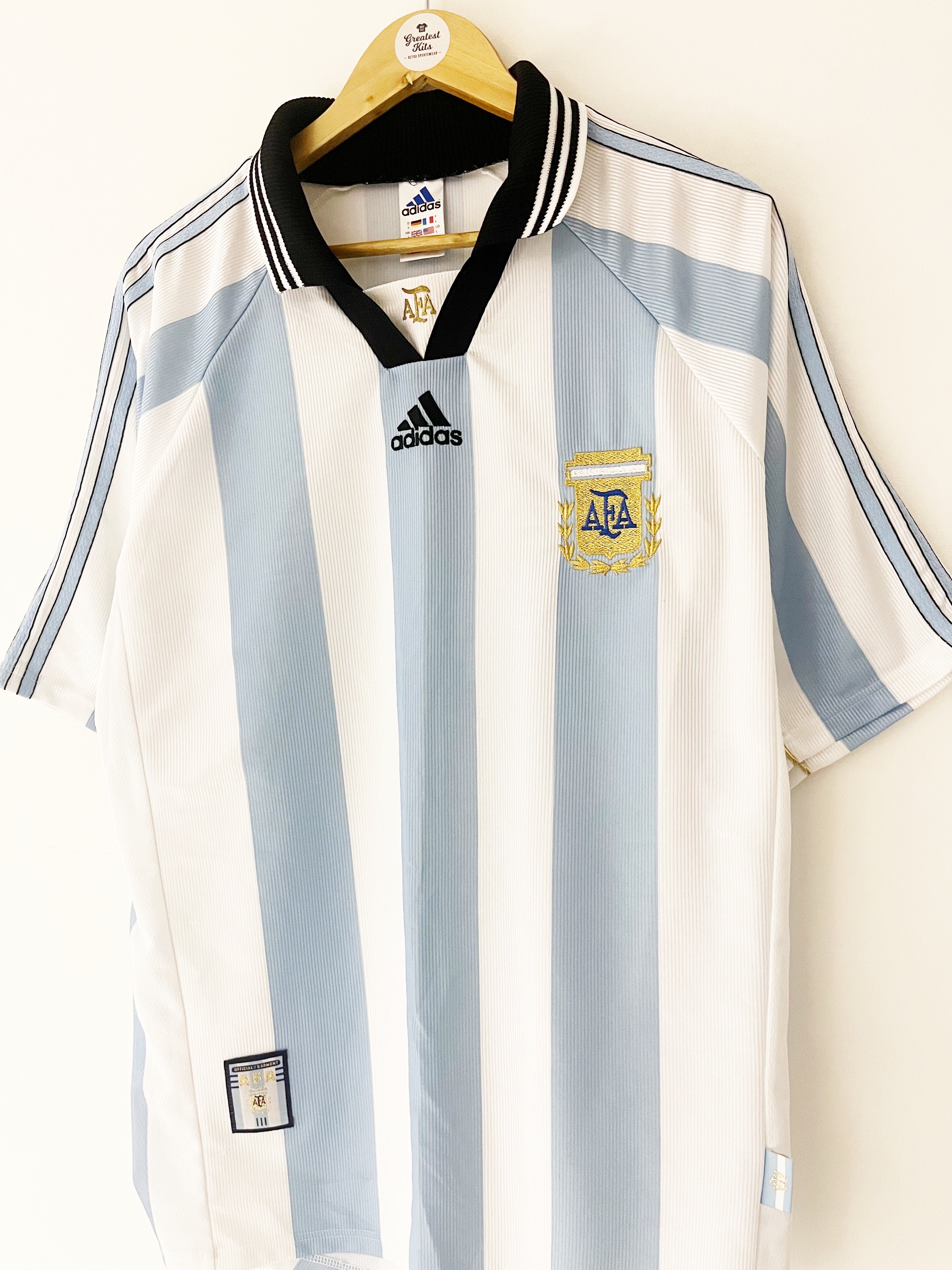 1998/99 Argentina Home Shirt (L) 9/10