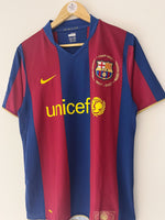 2007/08 Barcelona Home Shirt (M) 9/10