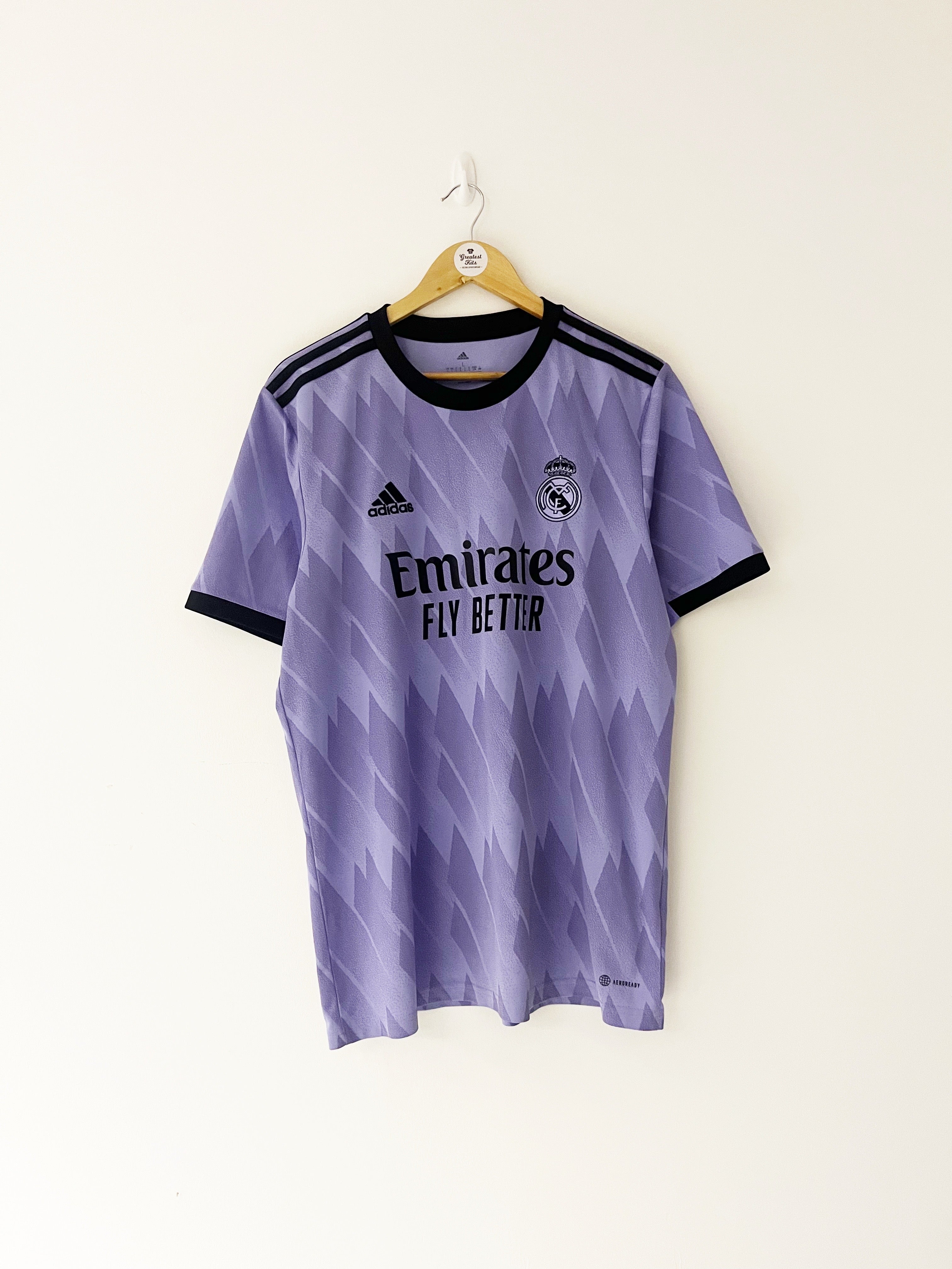 2022/23 Real Madrid Away Shirt Vini Jr. #20 (L) 9.5/10