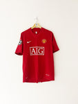 2007/09 Manchester United Home Shirt (M) 9.5/10